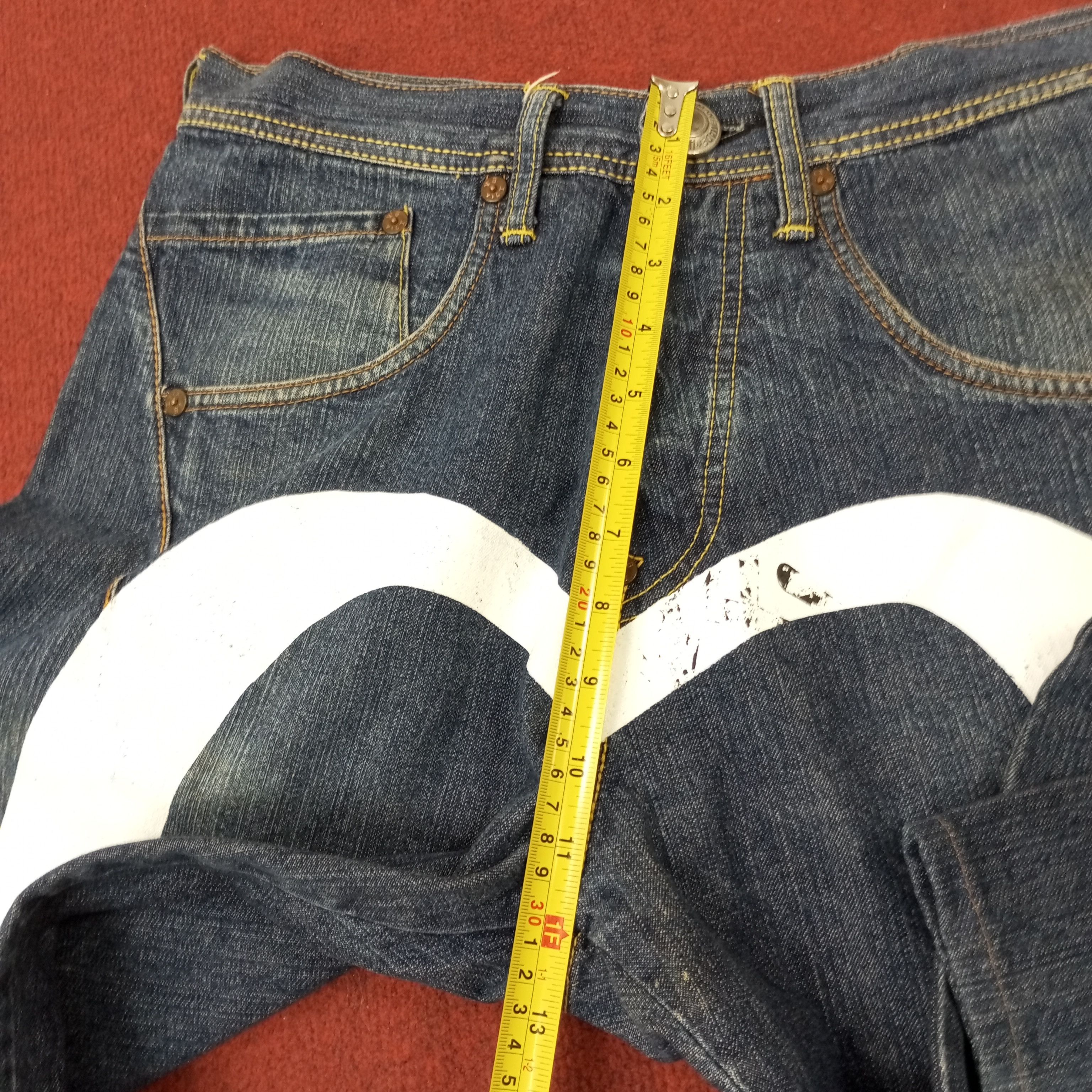 Evisu × Japanese Brand × Vintage Evisu Paris France Streetwear Custom Daicock Jeans c217n10 Size US 30 / EU 46 - 8 Thumbnail