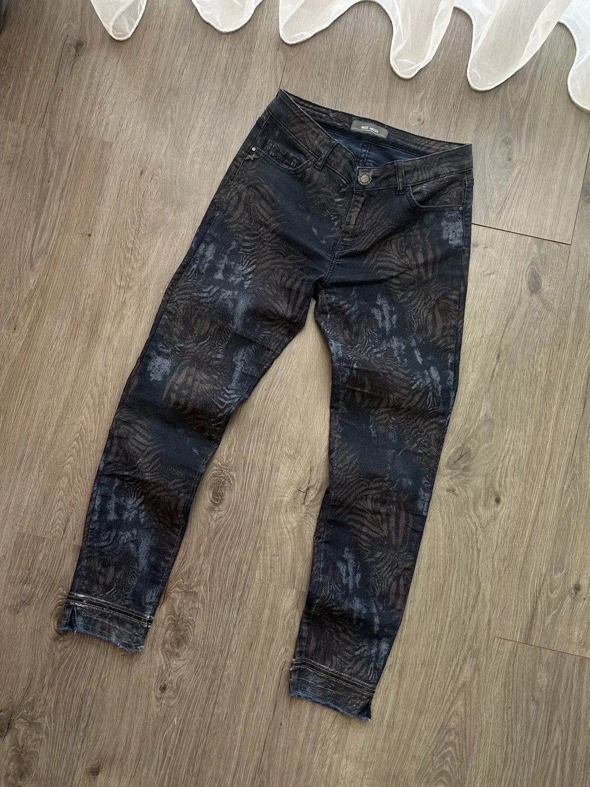 Vintage Vintage Mos Mosh Cool Summer Printed Denim Pants Size 26" / US 2 / IT 38 - 5 Thumbnail