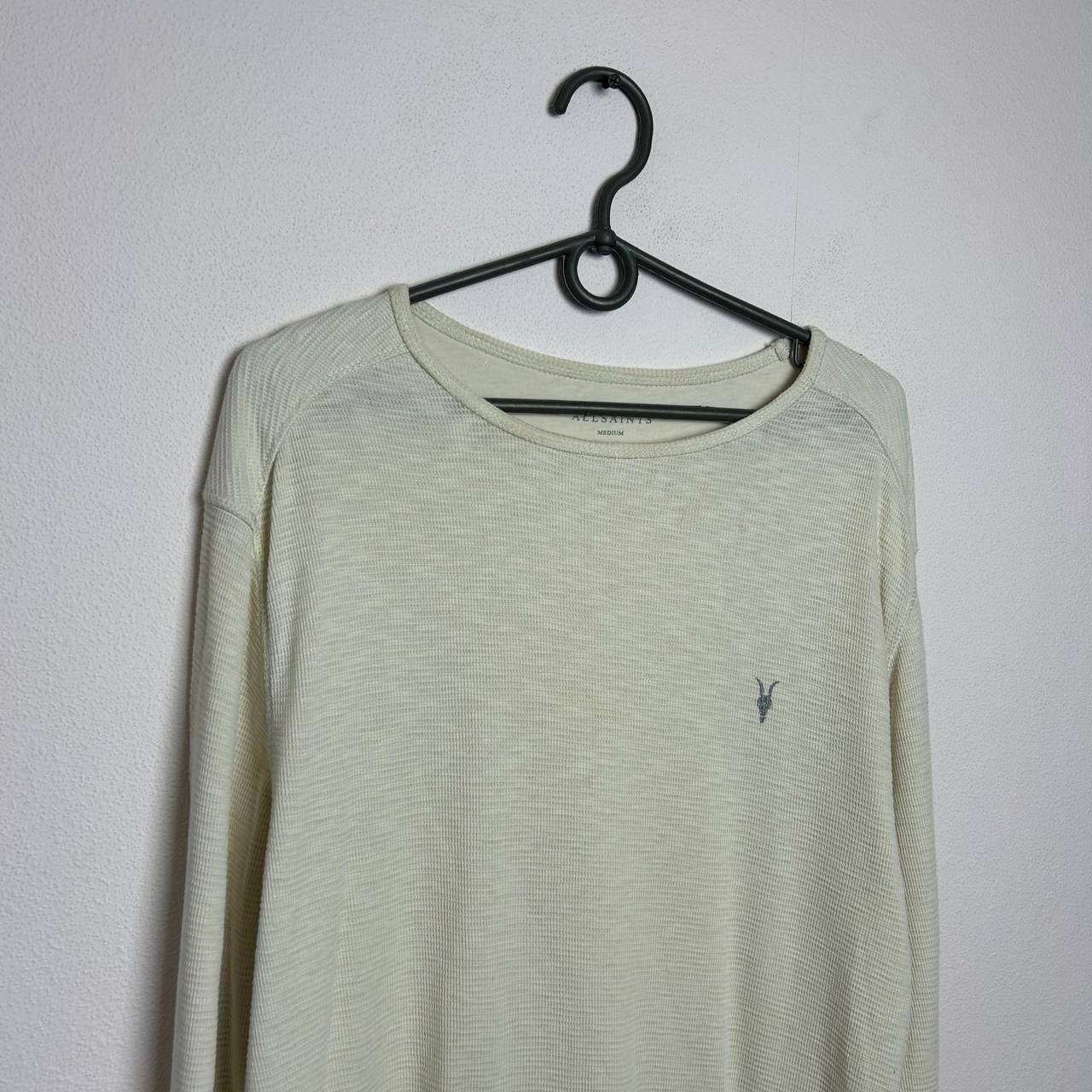 Allsaints Designer Allsaints small logo streetwear basic longsleeve Size US M / EU 48-50 / 2 - 2 Thumbnail