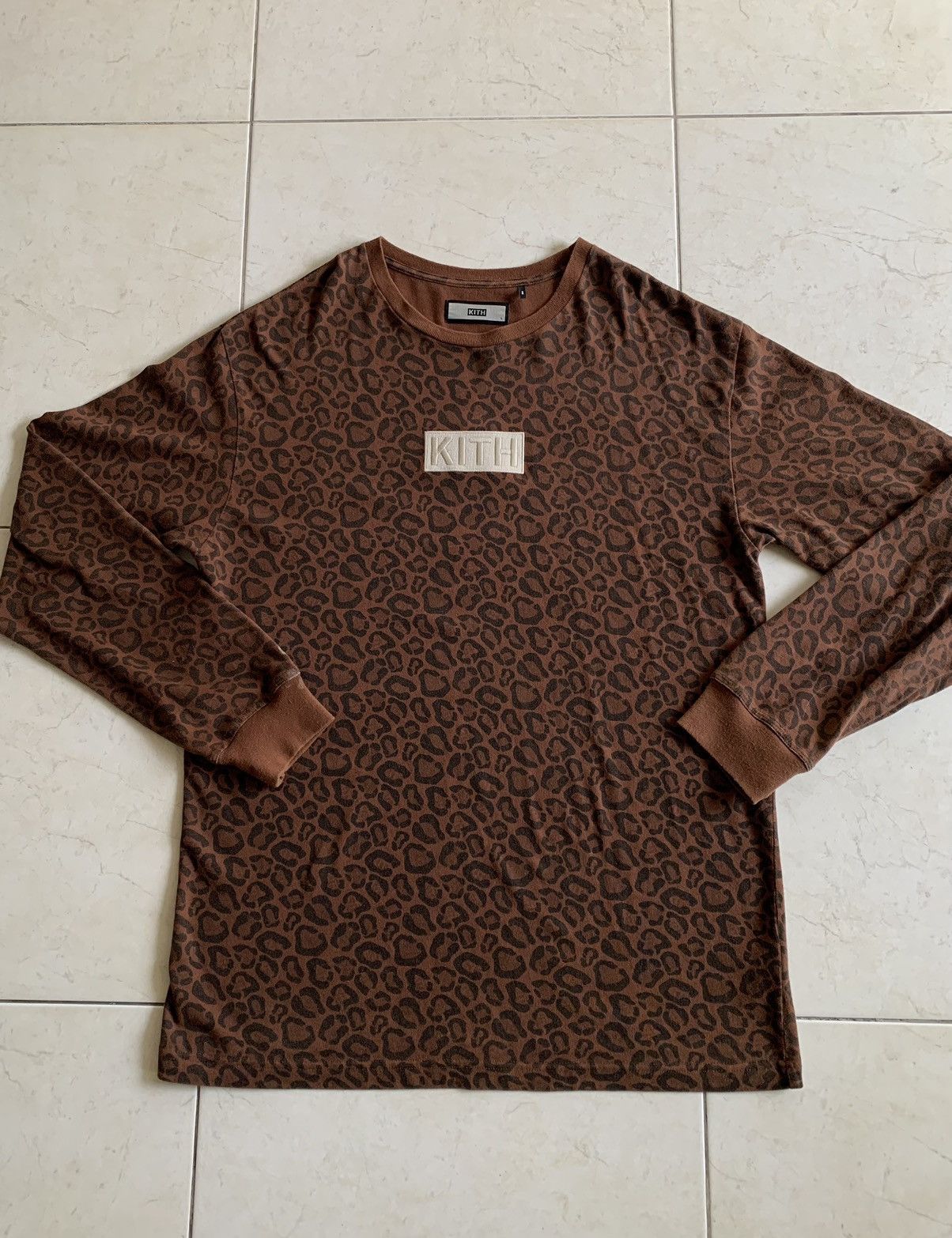 Kith × Ronnie Fieg × Streetwear SICK🔥KITH CHEETAH BOX LOGO LONG  