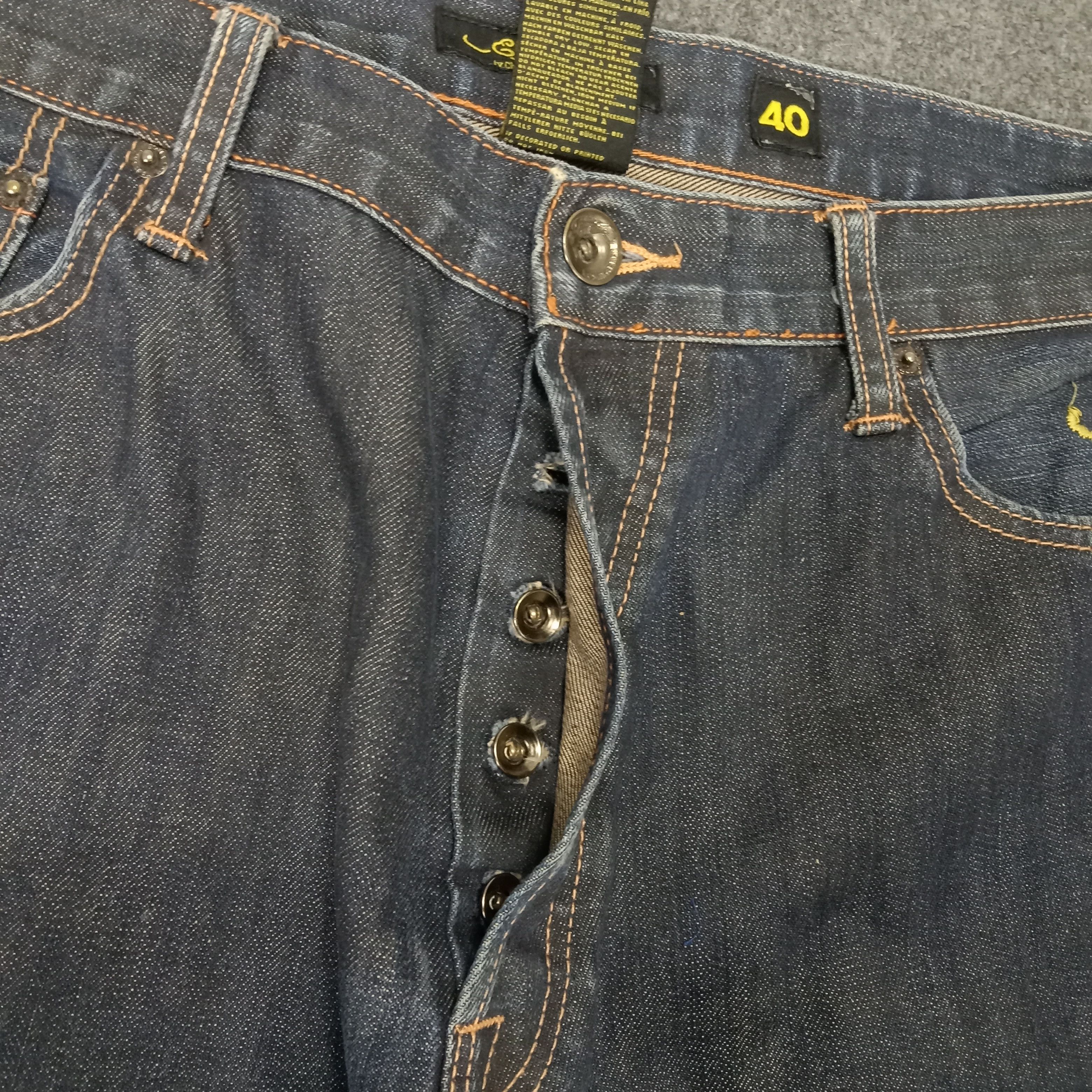 Christian Audigier Ed Hardy by Christian Audiger Art Style Denim Jeans Size US 39 - 8 Thumbnail