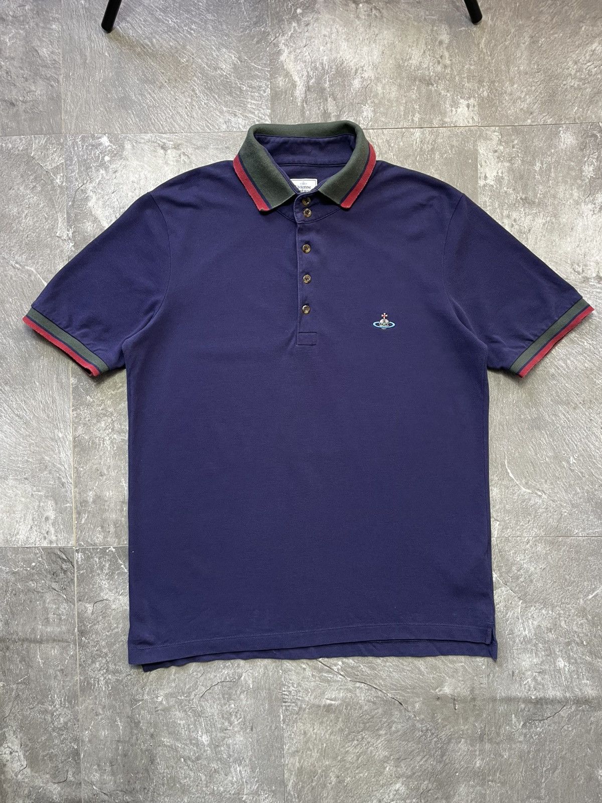 Vivienne Westwood Vivienne Westwood Polo Shirt Big Logo Orb Size US L / EU 52-54 / 3 - 1 Thumbnail