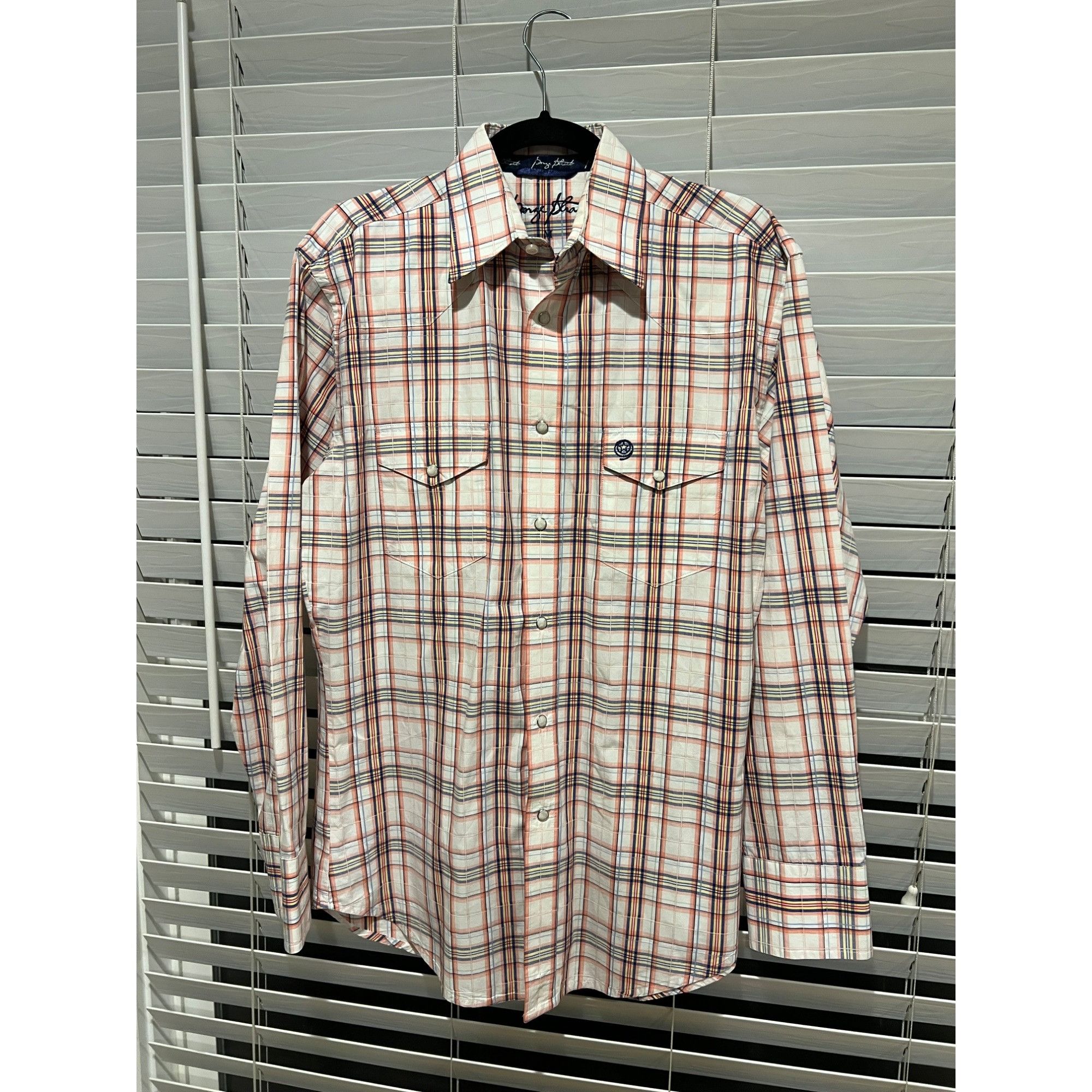 Wrangler George Strait Western Pearl Snap Long Sleeve Button Up Shirt Size US M / EU 48-50 / 2 - 1 Thumbnail
