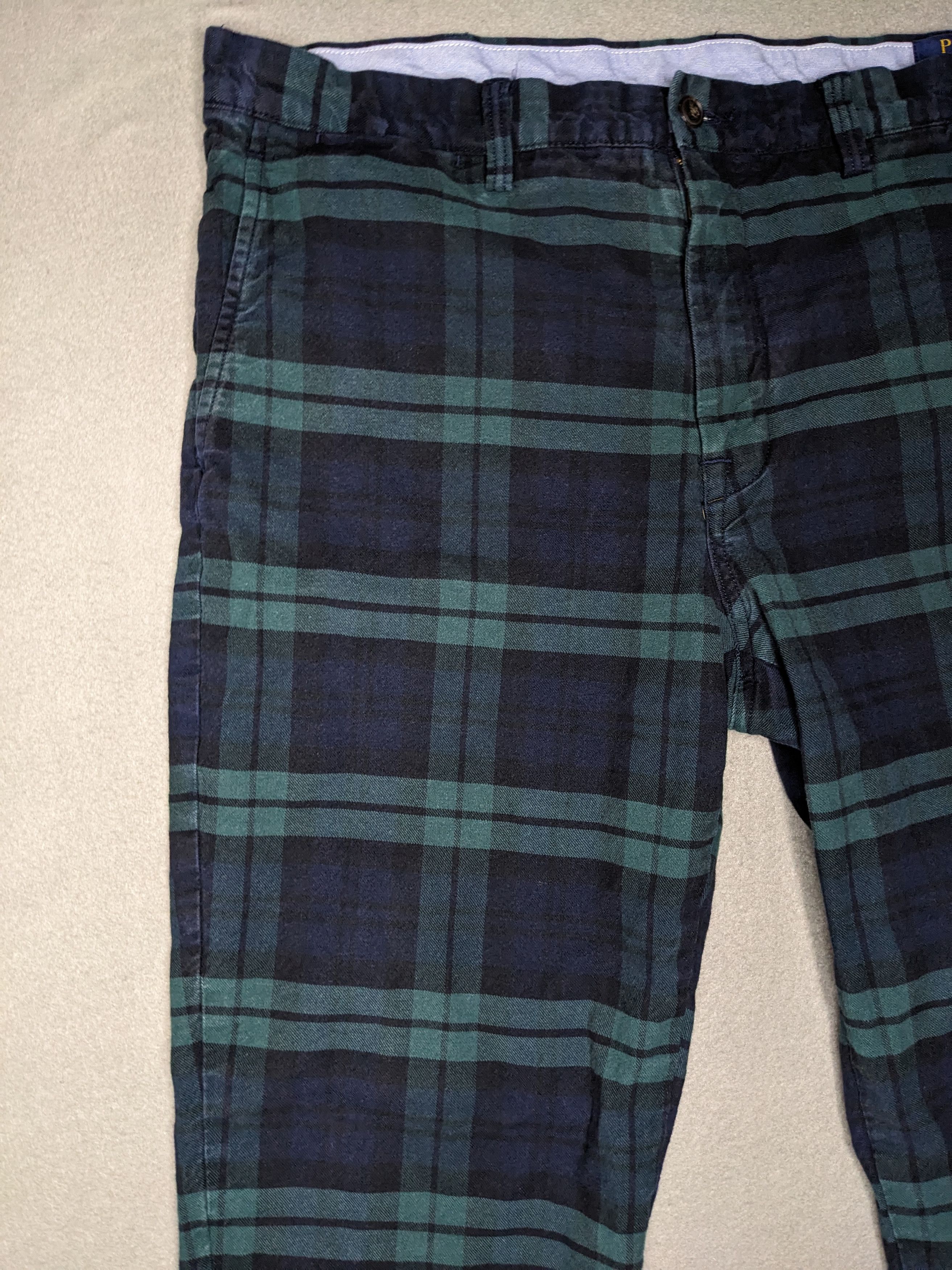 Polo Ralph Lauren Polo Ralph Lauren Tartan Plaid Chino Pants Twill Mens 36x29 Size US 36 / EU 52 - 4 Thumbnail