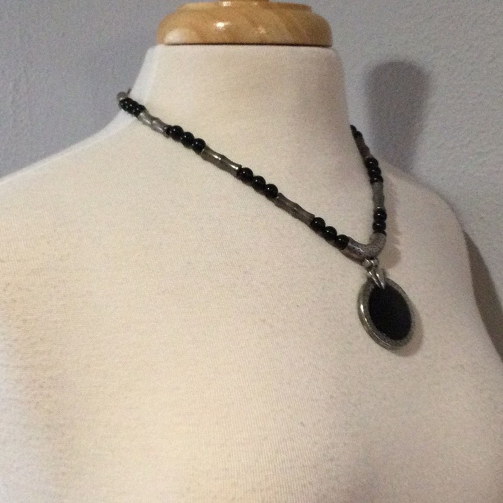Chicos Chico's Vintage Silver Tone Pendant Necklace Size ONE SIZE - 5 Thumbnail