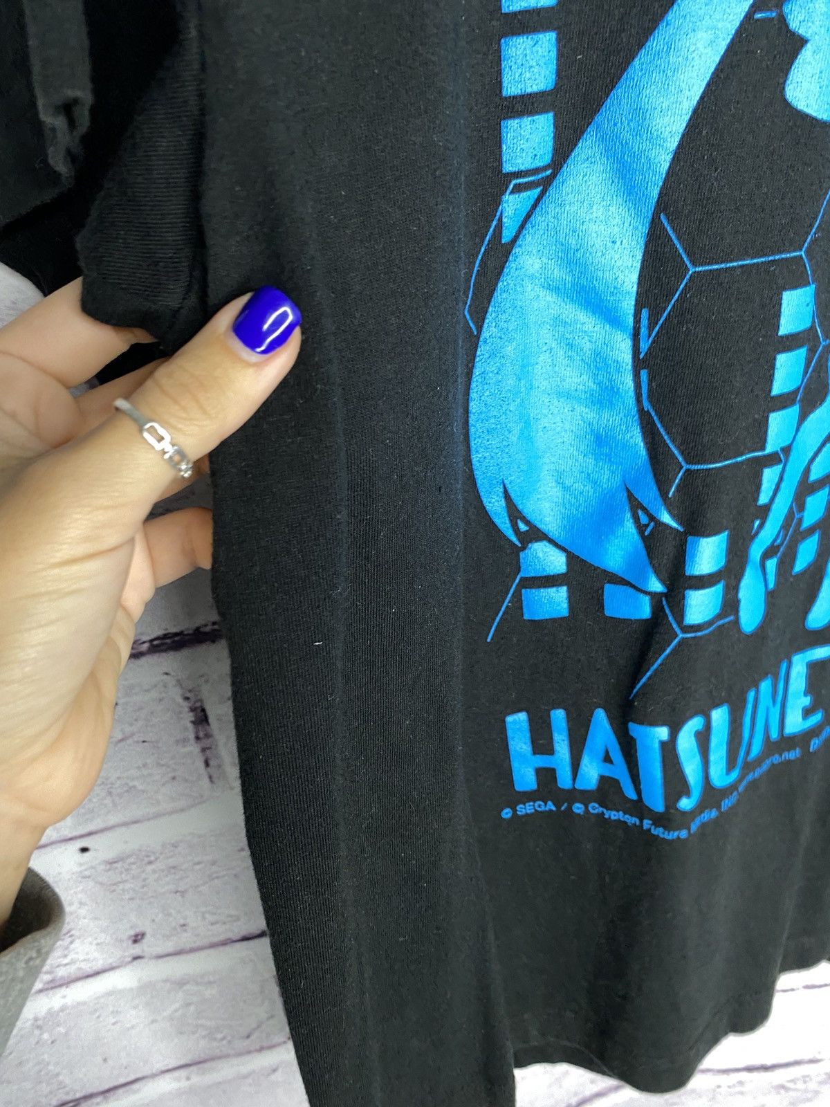 Anime Men's Vintage 00s T-Shirt Anima Hatsune Miku Sega Tee Size US M / EU 48-50 / 2 - 10 Thumbnail