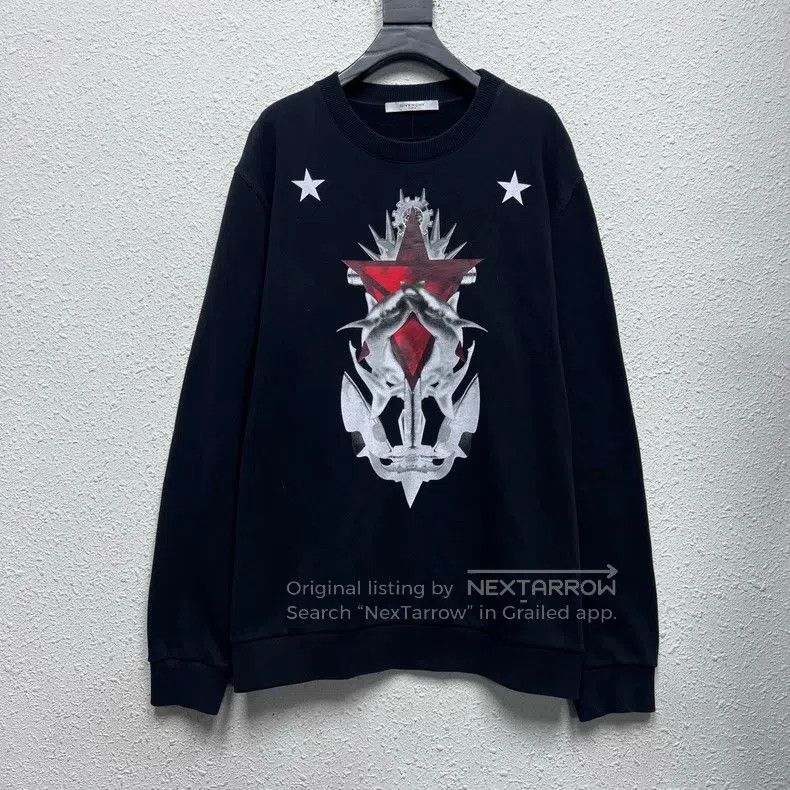 Givenchy Givenchy Shark Anchor Printed Short Sleeve T-Shirt (Size X Size US XXL / EU 58 / 5 - 1 Thumbnail