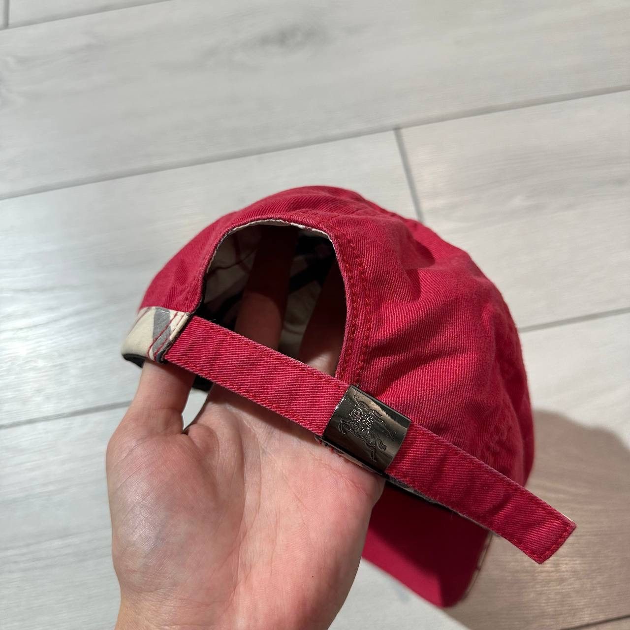 Burberry Burberry old money red Check Cap hat nova check Size ONE SIZE - 2 Thumbnail