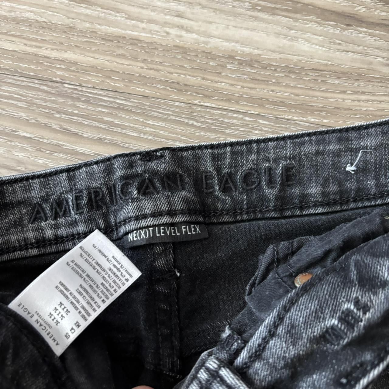 Japanese Brand Crazy Vintage Y2K/2000s Grunge Black Distressed Skinny Denim Jeans! 32x33 Size US 32 / EU 48 - 8 Thumbnail