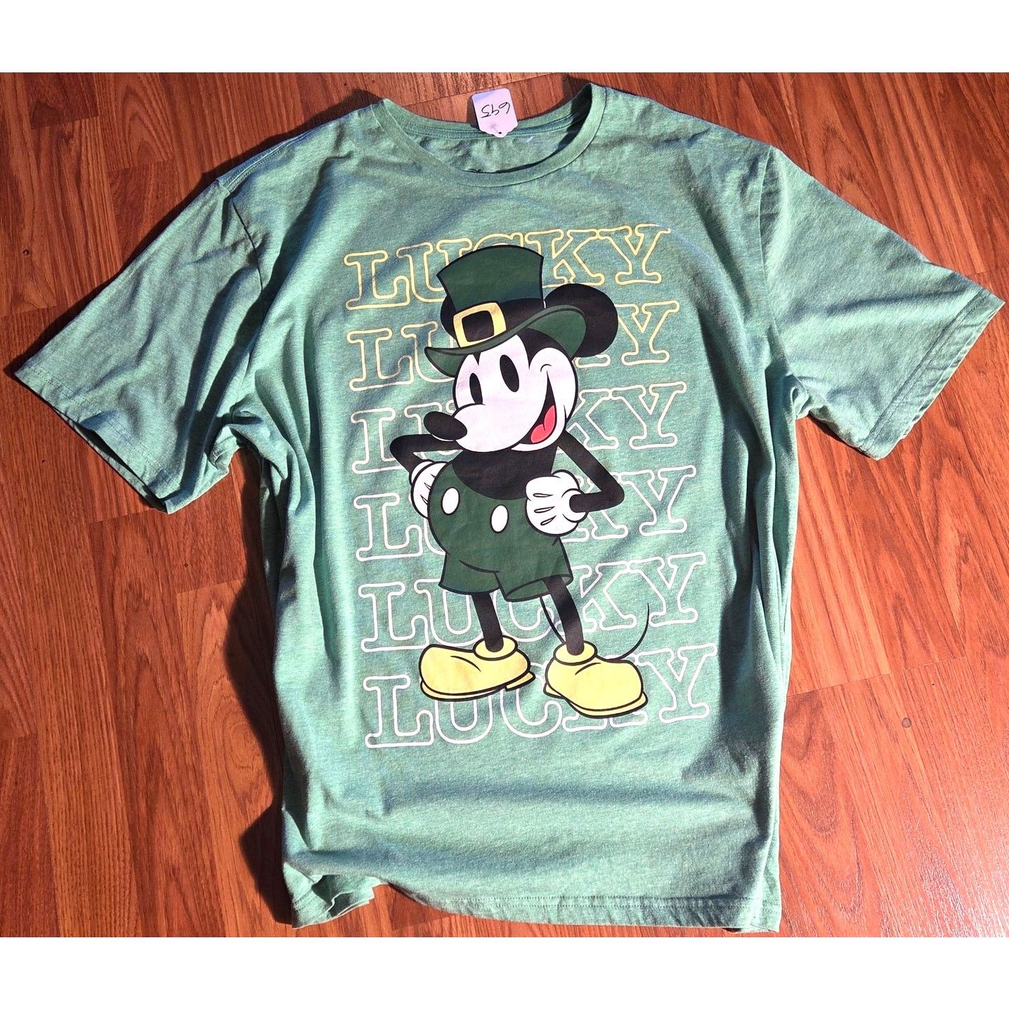 Disney Disney Mickey Mouse St. Patrick's Day Tee - 2XL Size US XXL / EU 58 / 5 - 5 Thumbnail