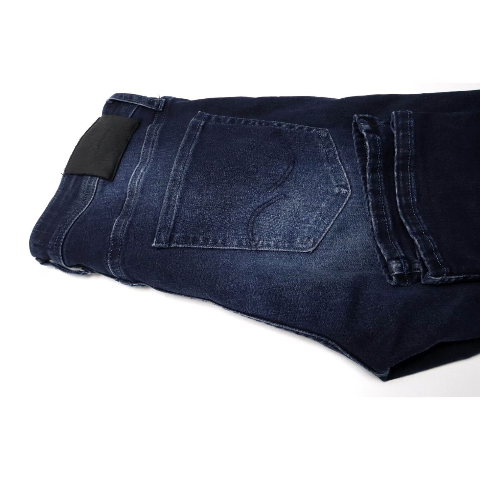 Jack & Jones JACK & JONES Slim/Glenn Jeans Men's W31/L34 Dark Blue Faded Whiskers Stretched Jeans Slim Mens W31/L34 Blue 90s-style? Size US 31 - 5 Thumbnail