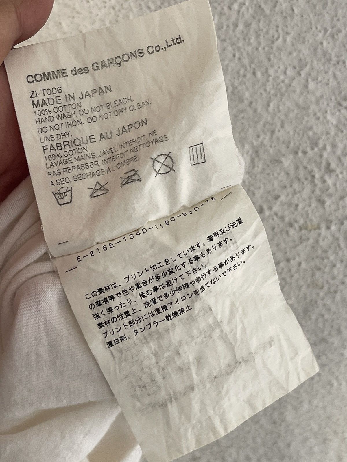 Comme des Garcons PLAY Comme Des Garcons PLAY Bape Logo Tee Size US S / EU 44-46 / 1 - 6 Thumbnail