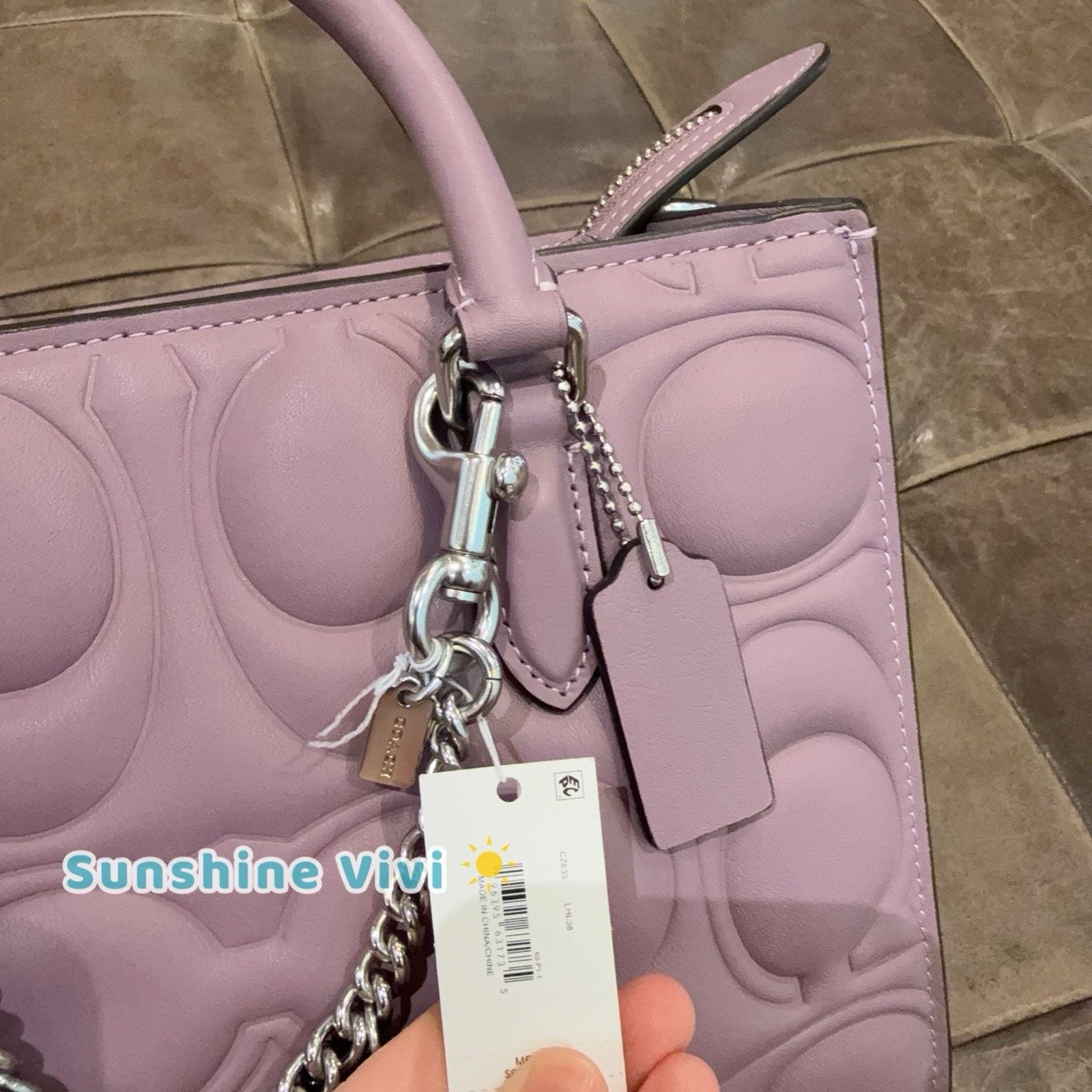 Coach NWT bundle Coach Maggie Small Tote CY670 & CZ633 Motif Chain Size ONE SIZE - 3 Thumbnail