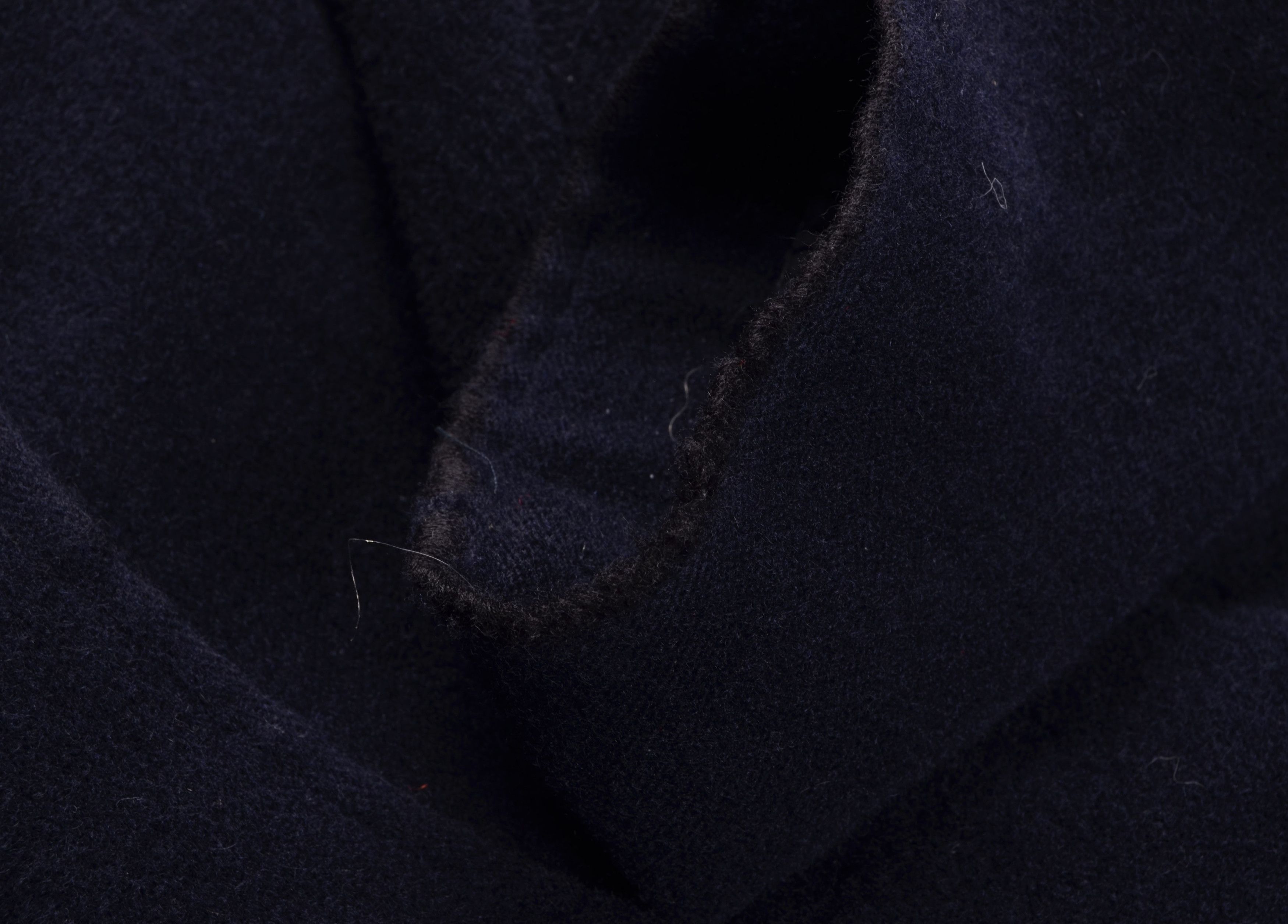 Max Mara Vintage Max Mara 80's Navy Oversized Wool Hooded Coat Size L / US 10 / IT 46 - 11 Thumbnail