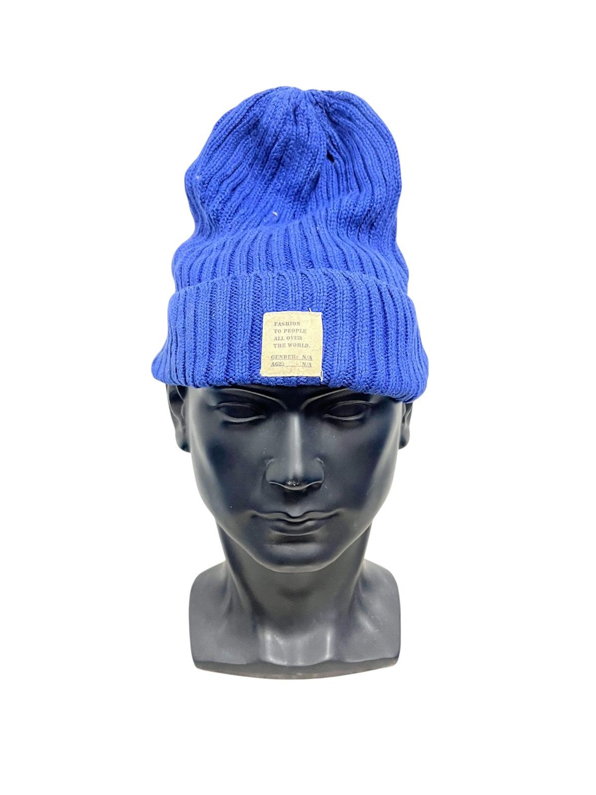 Japanese Brand Japanese Brand Global Work Beanie Hat Size ONE SIZE - 1 Thumbnail