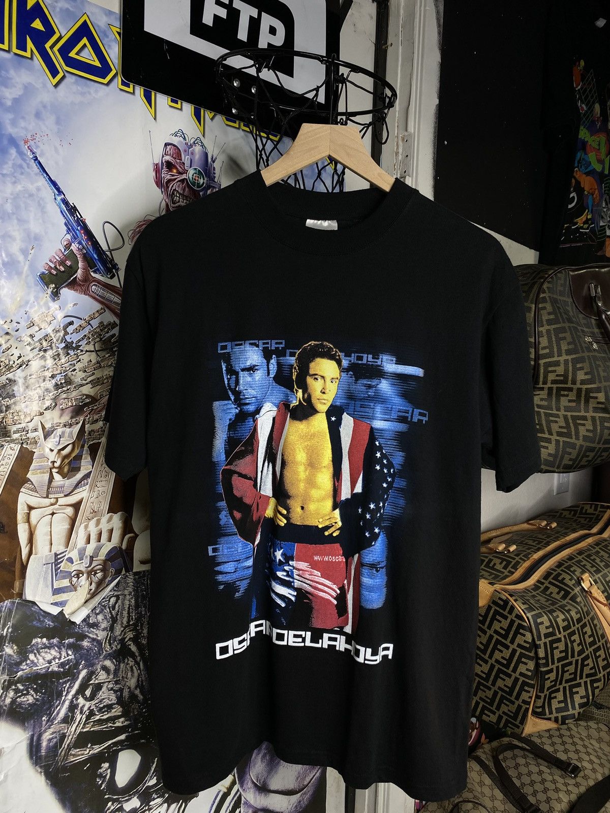 Vintage Vintage 90’s Oscar De La Hoya Boxing T-Shirt Size Large Size US L / EU 52-54 / 3 - 2 Thumbnail