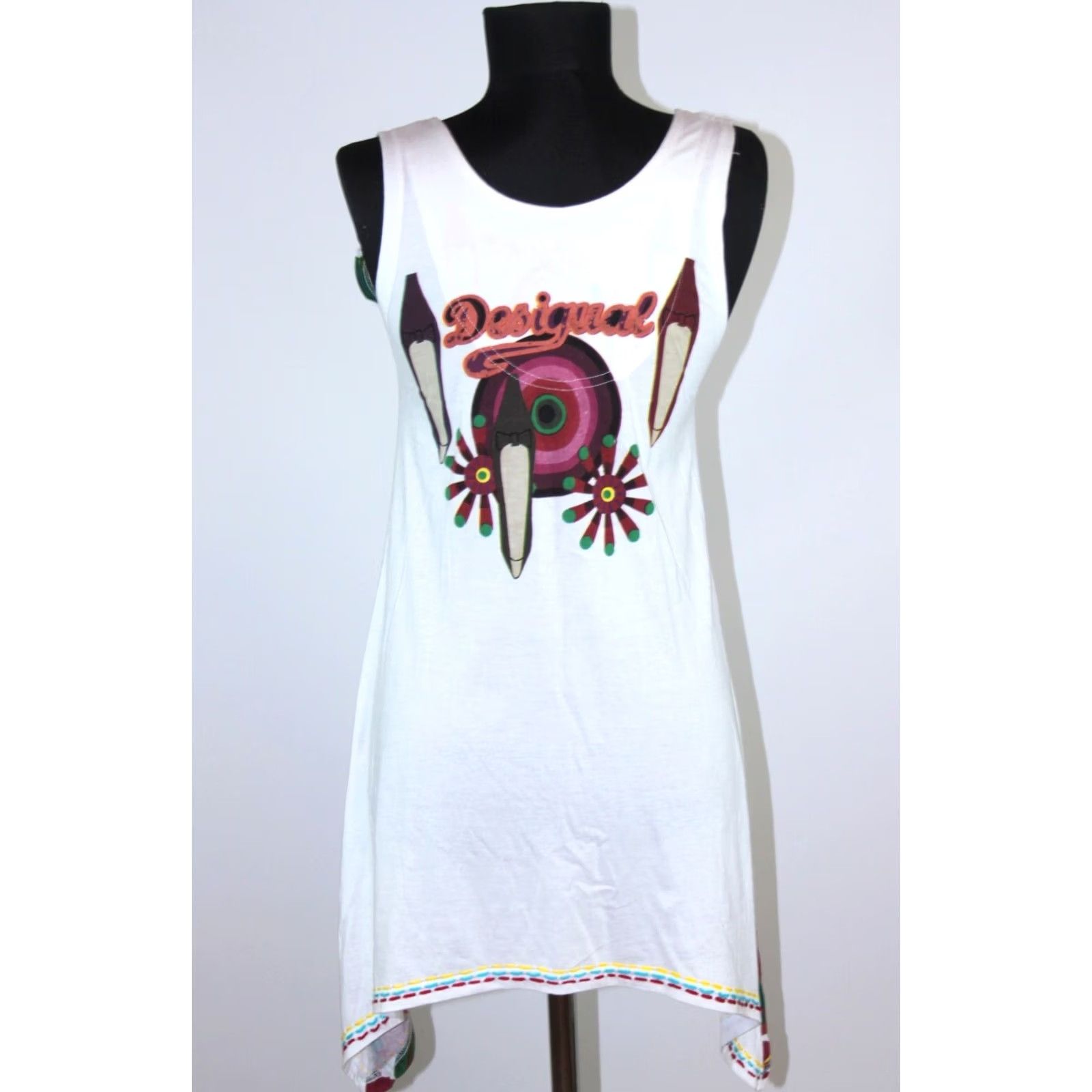 Desigual Desigual womens white butterfly shirt tunic Adult M Size M / US 6-8 / IT 42-44 - 5 Thumbnail