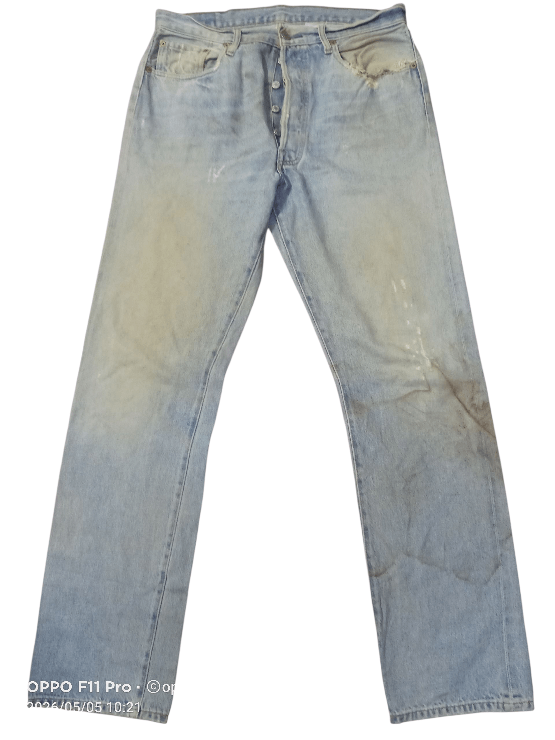 Levi's Vintage Clothing 💥Vintage Levi's 501 LVC Redselvedge Men 35x34 Size US 35 - 5 Thumbnail