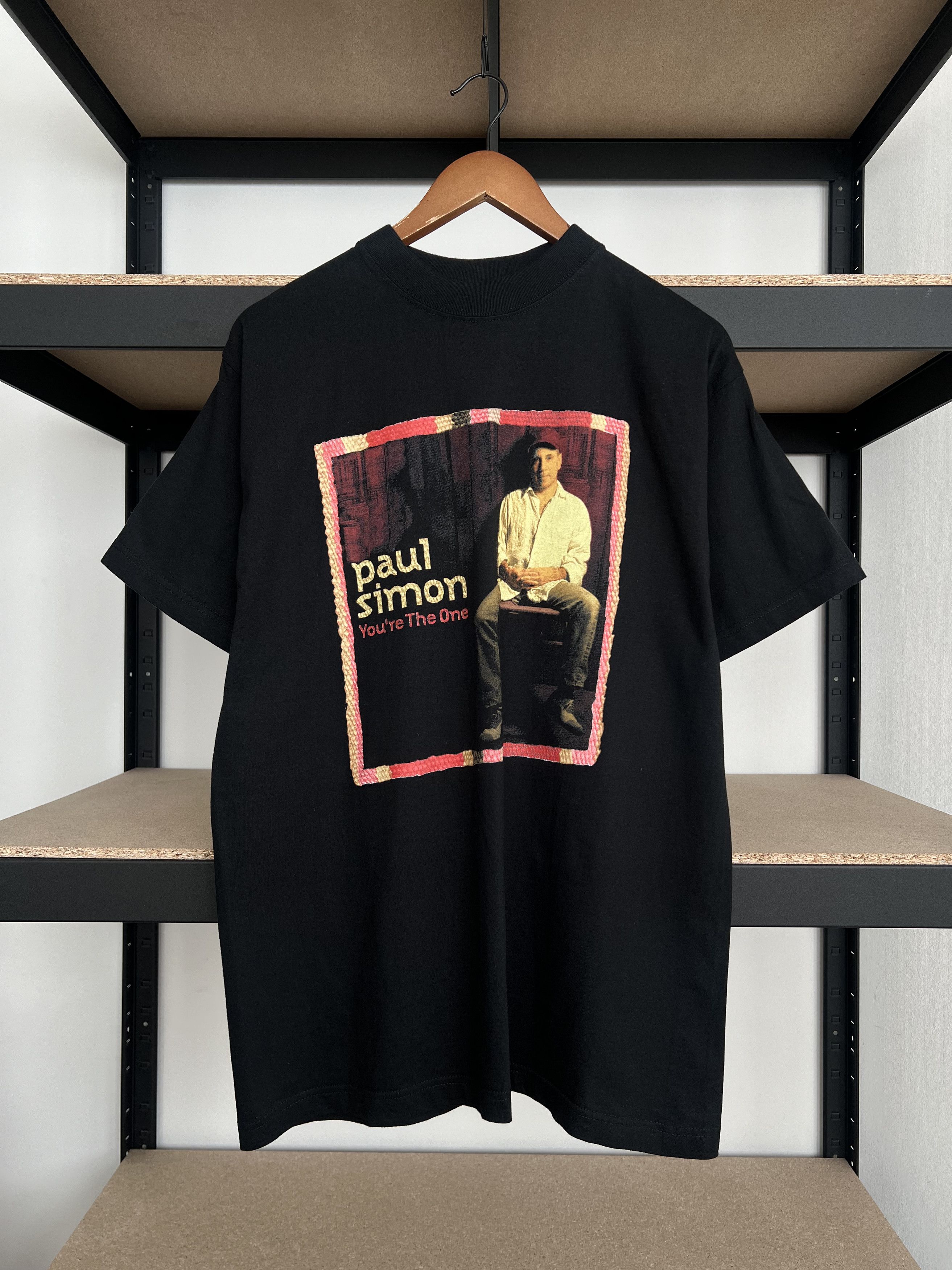 Vintage 90s Paul Simon You're The One Tour Black T-shirt