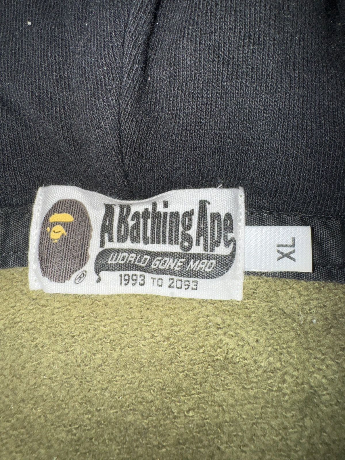 Bape BAPE 1st Shark Double Hood Full Zip Hoodie Green Men’s XL Size US XL / EU 56 / 4 - 3 Thumbnail