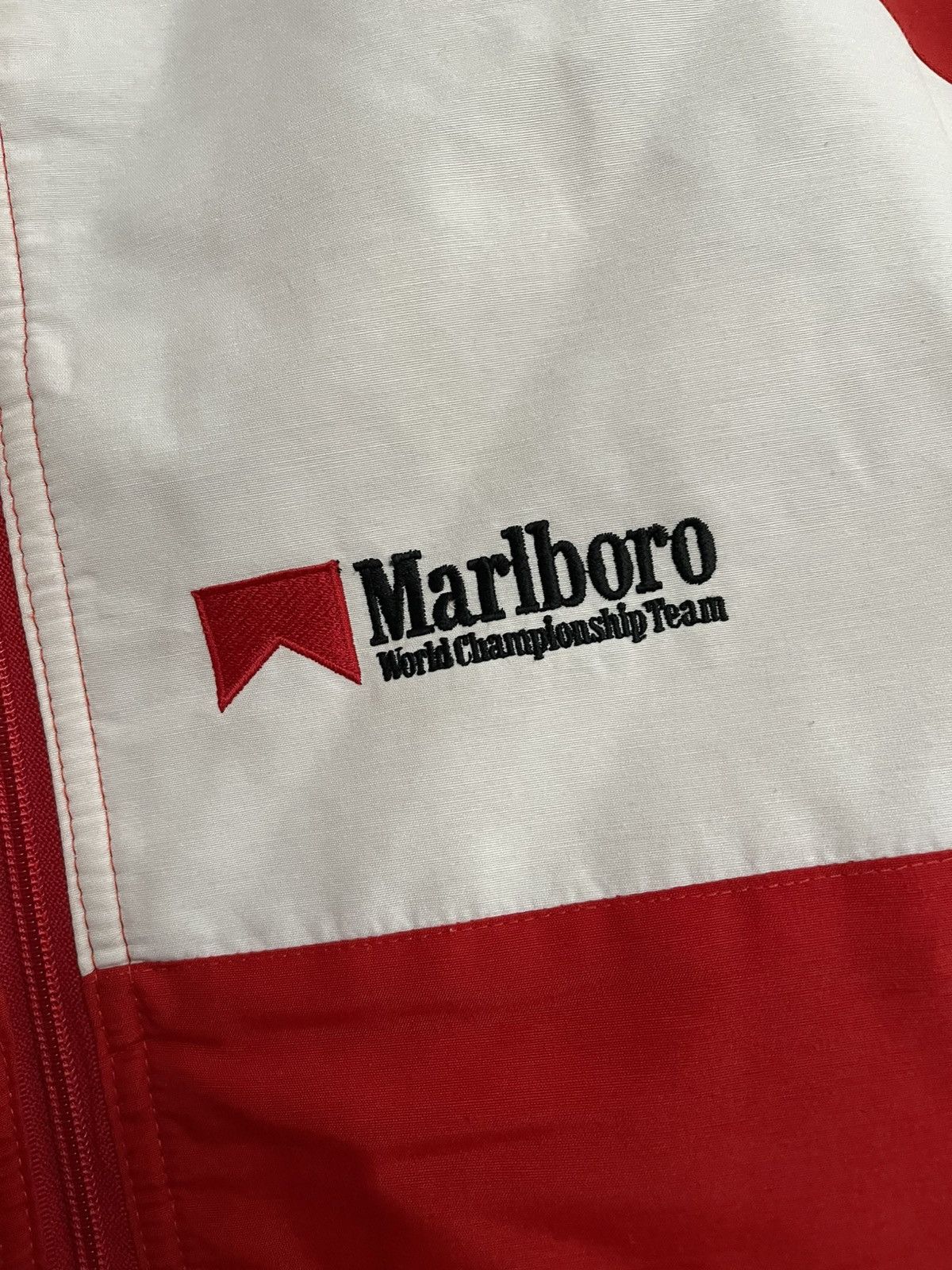 Marlboro Marlboro Vintage World Championship Team Bomber Jacket 90s Size US L / EU 52-54 / 3 - 10 Thumbnail