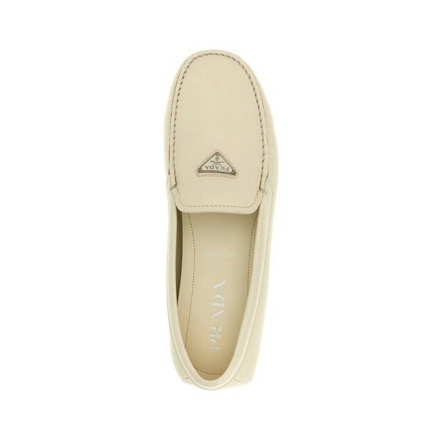 Prada PRADA White Leather Driving Shoes New & Authentic (Men's siz Size US 7 / EU 40 - 4 Thumbnail