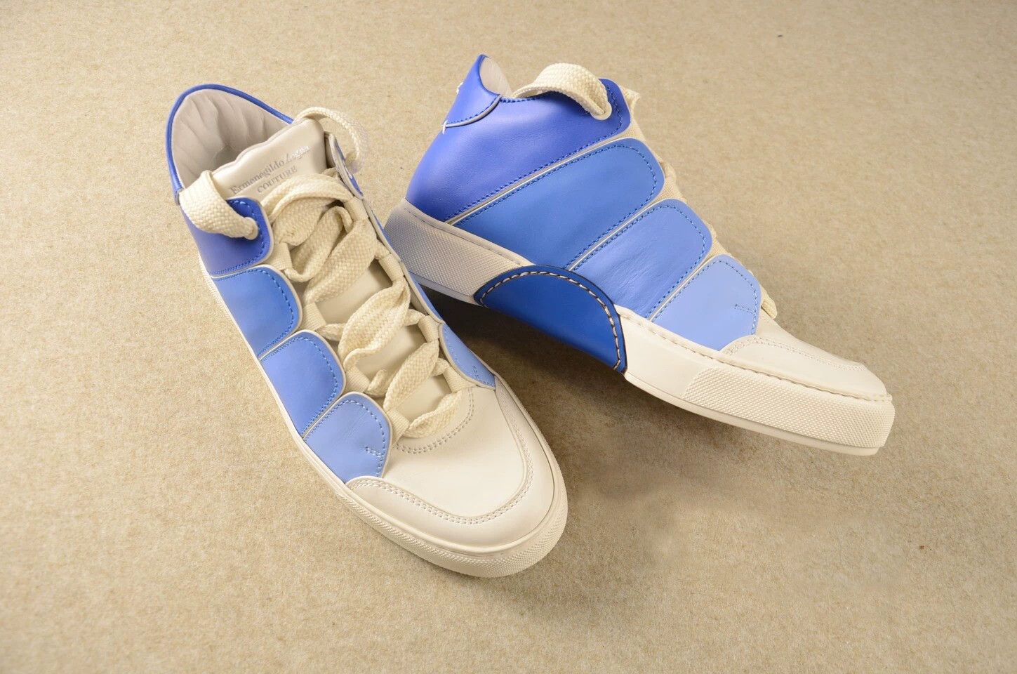 Other Zegna Tiziano Hi-Top Gradient Blue Sneaker EU5 US6 Size US 6 / EU 39 - 2 Thumbnail