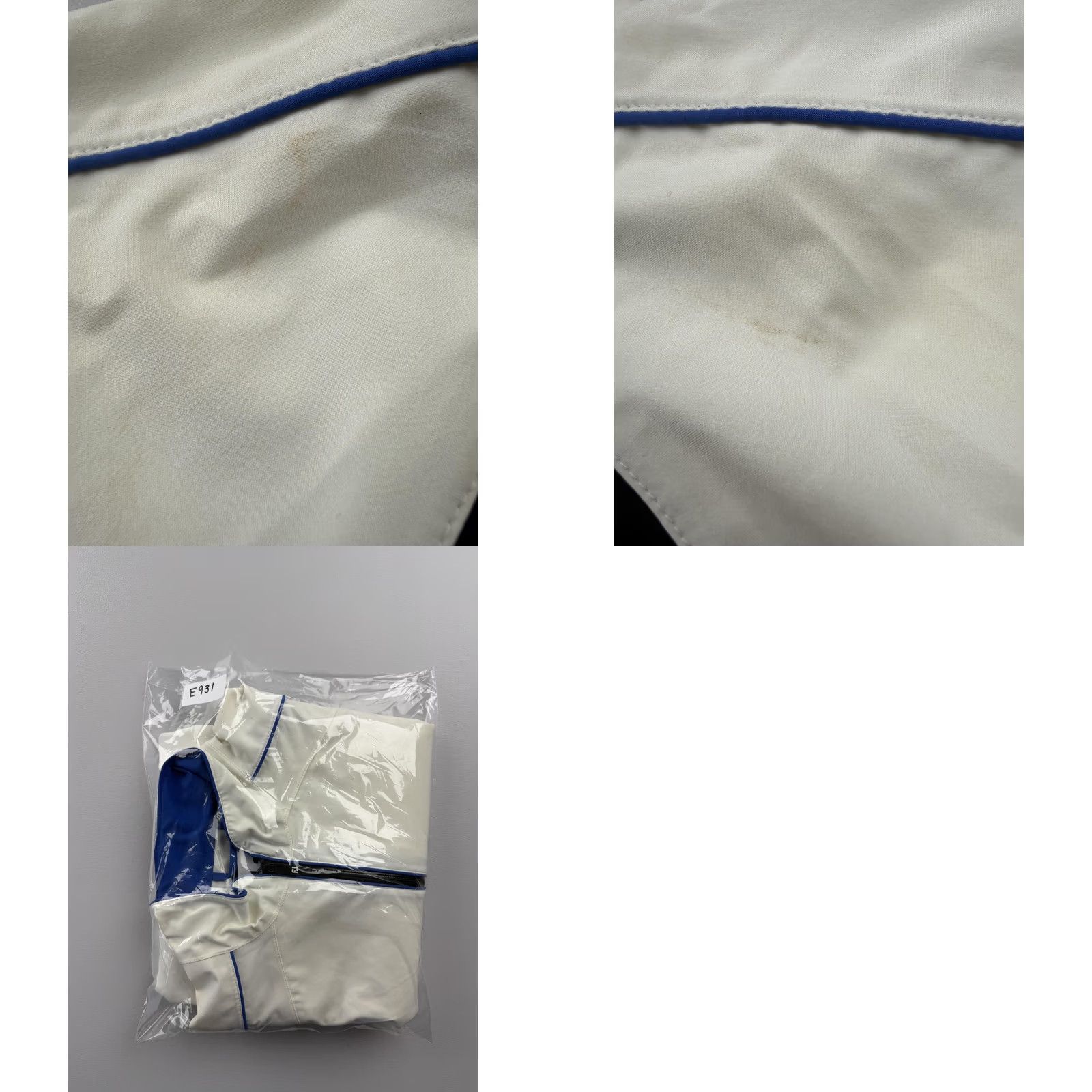 Footjoy FootJoy Windbreaker Jacket Mens Medium White Short Sleeve 1/2 Zip Golf Pullover Size US M / EU 48-50 / 2 - 8 Thumbnail