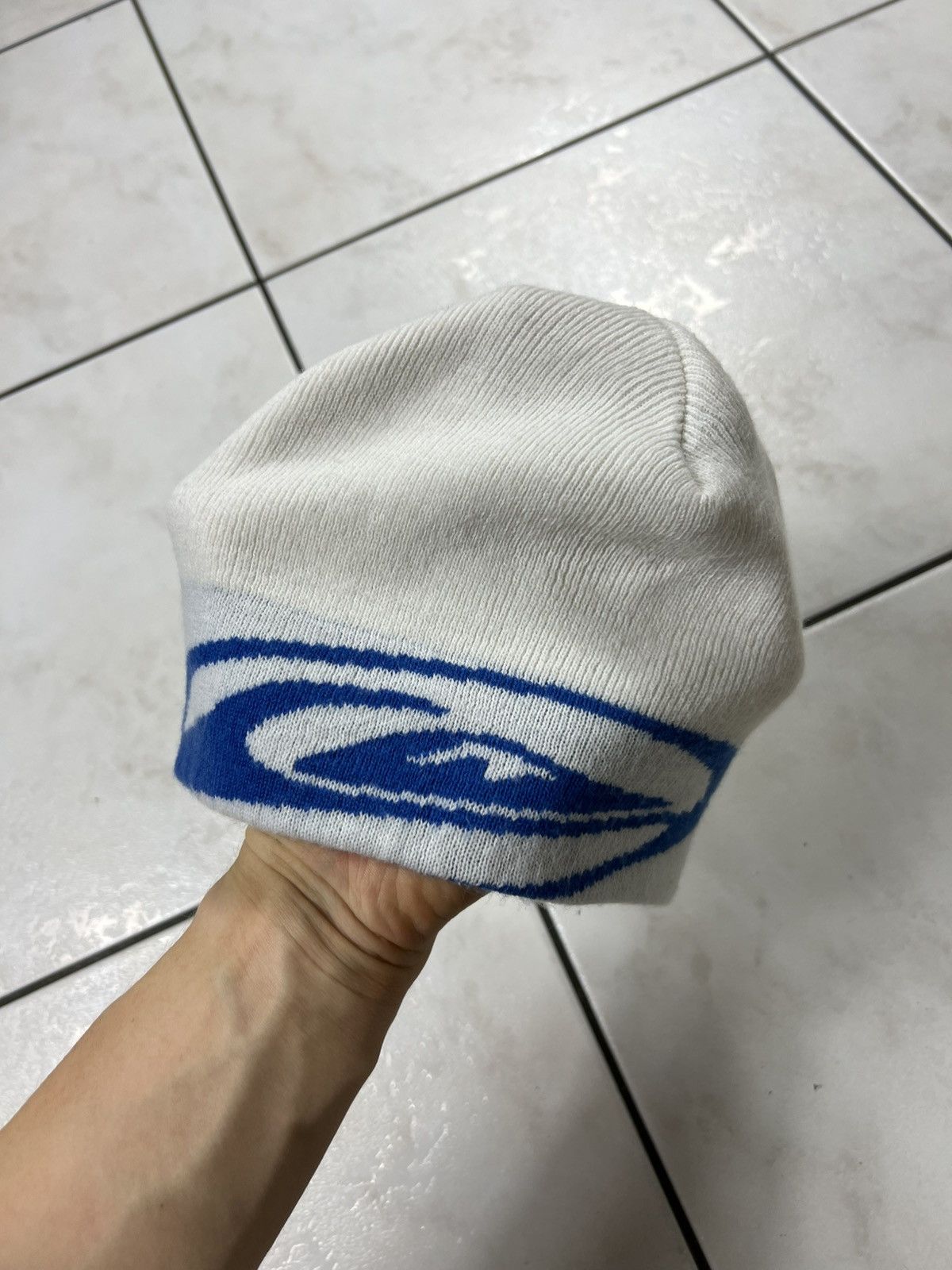 Quiksilver Vintage Quiksilver y2k bomb beanie hat knitted big logo swag Size ONE SIZE - 19 Thumbnail