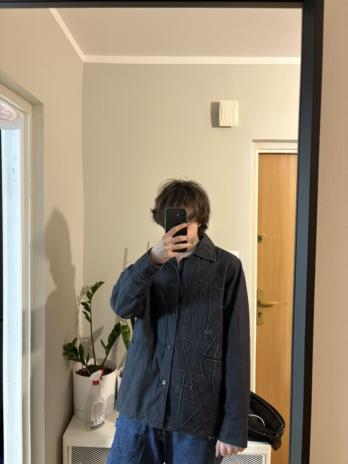 Japanese Brand Etienne Ozeki patchwork spellout logo coach jacket Size US L / EU 52-54 / 3 - 3 Thumbnail