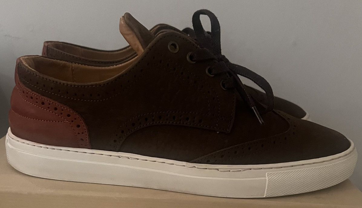 Filling Pieces Authentic Filling Pieces Broque Cut SS14 elephant embossed Size US 9.5 / EU 42-43 - 1 Thumbnail