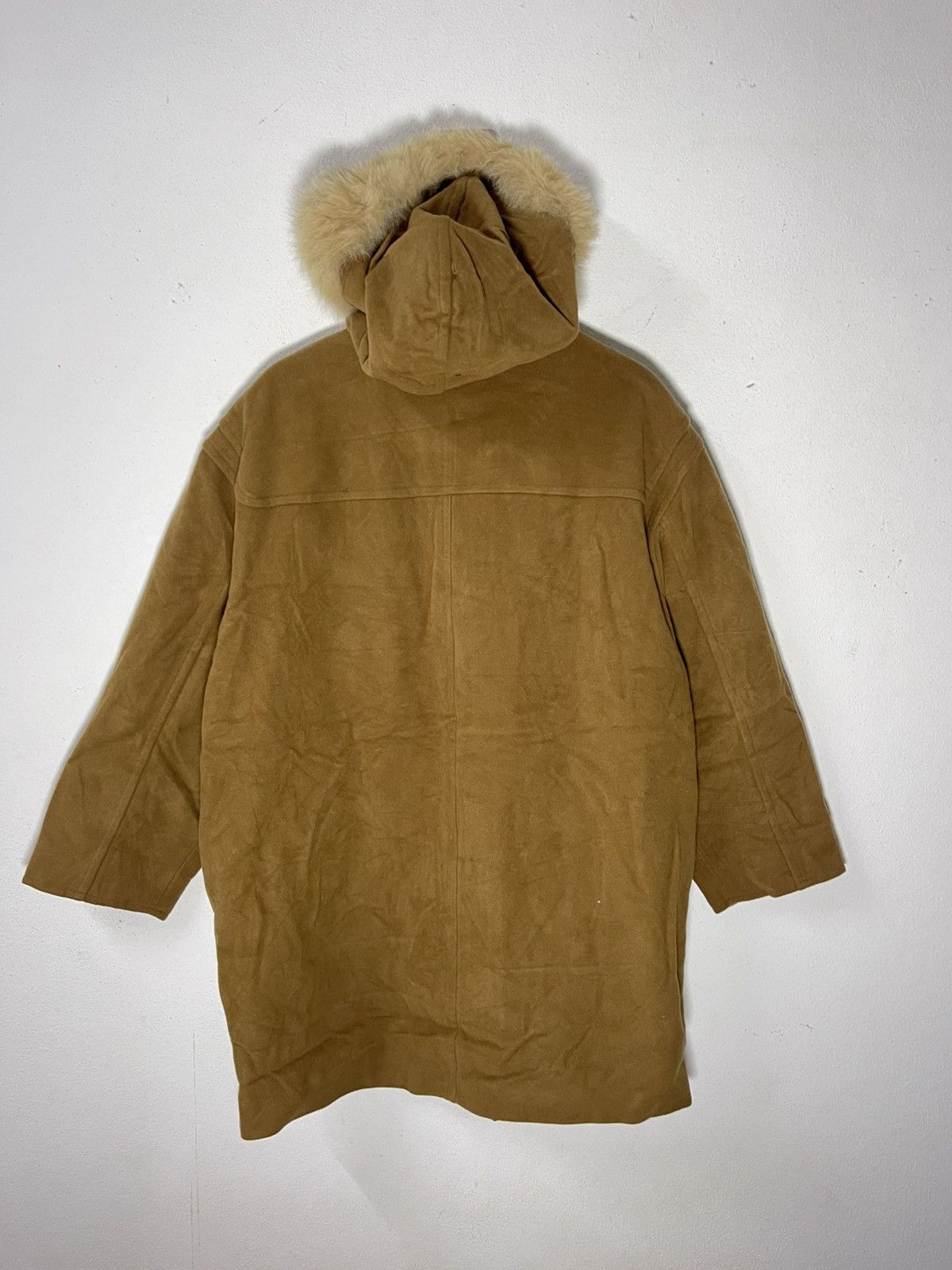 Vintage PENNY BLACK Wool Jacket fur-Trimmed Hood italy Size US XL / EU 56 / 4 - 9 Thumbnail