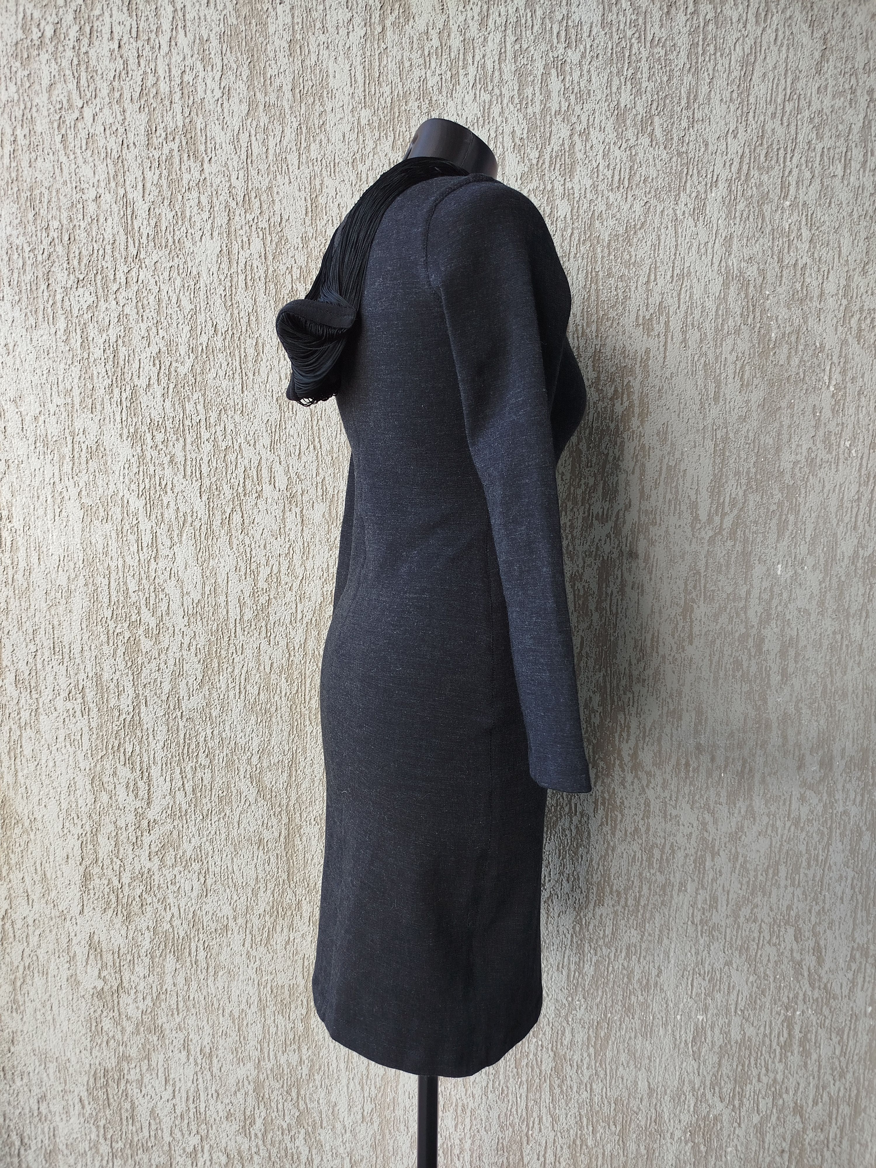 Jean Paul Gaultier Jean Paul Gaultier Dress Bodycon Hooded Italy Vintage 90s Size S / US 4 / IT 40 - 8 Thumbnail