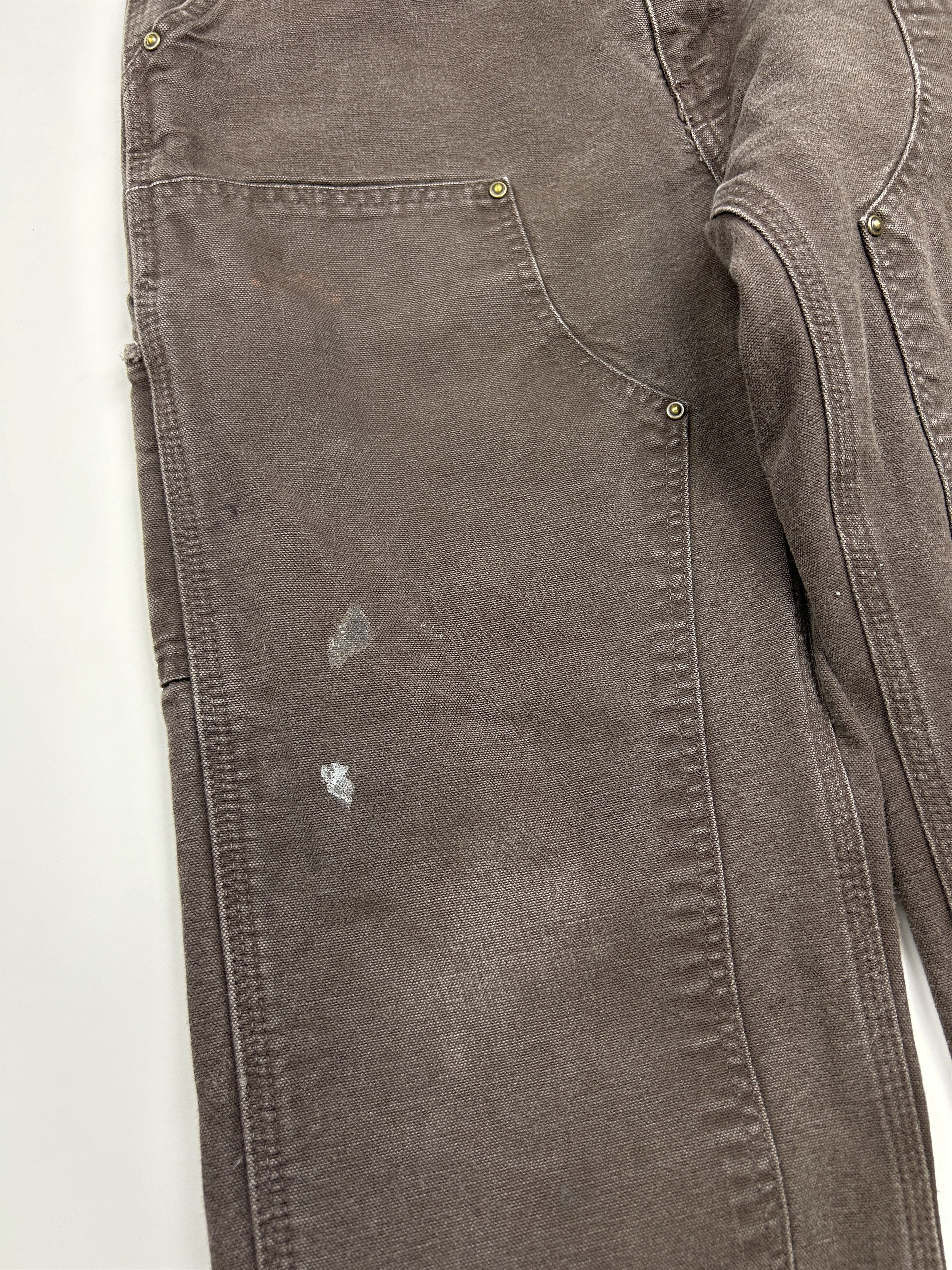 Carhartt Carhartt Canvas WorkWear Double Knee Fit Size 32W B136 Brown Size US 32 / EU 48 - 6 Thumbnail