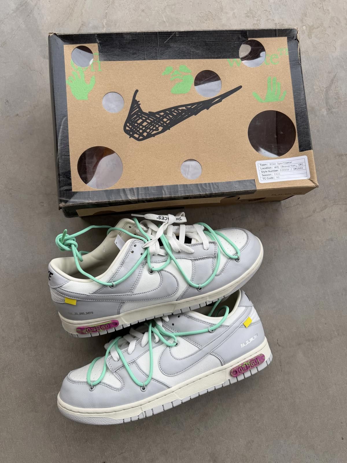 Other Nike Dunk Low Off-White Lot 4 Size 13M DS OG All Size US 13 / EU 46 - 1 Thumbnail