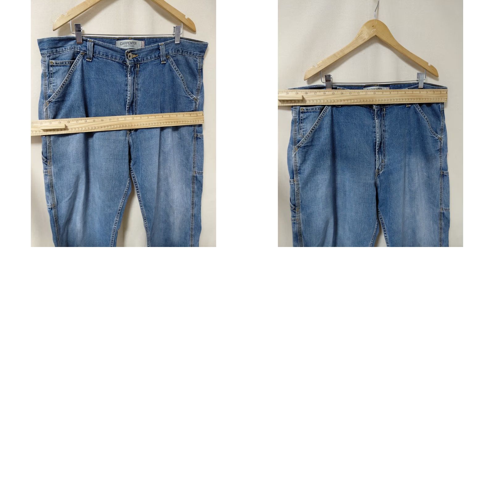 Levi's Levi's Carpenter Loose Straight Jeans Blue Solid Denim Size L32 W38 Mens Size US 32 / EU 48 - 9 Thumbnail
