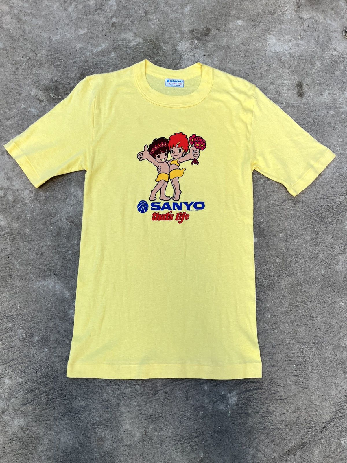 Japanese Brand Vintage 70's- 80's Sanyo Japan Promo Shirt Size US M / EU 48-50 / 2 - 1 Thumbnail