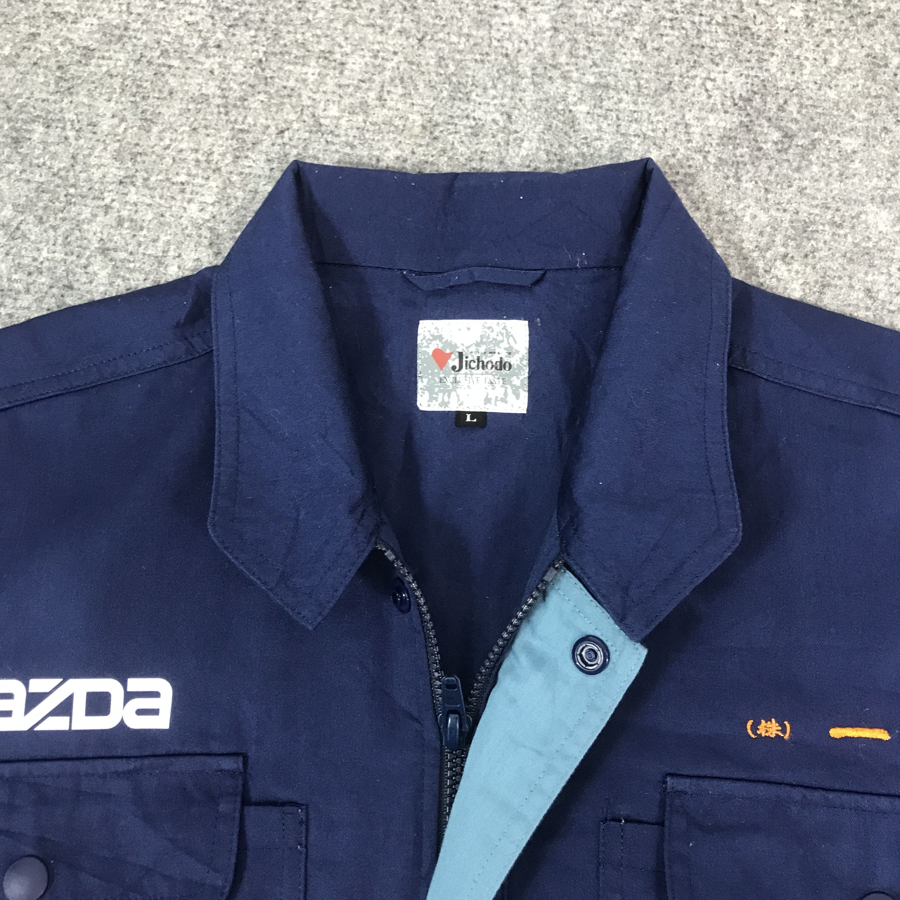 Japanese Brand Vtg mazda motorsport navy custom jacket K70B7 Size US L / EU 52-54 / 3 - 5 Thumbnail