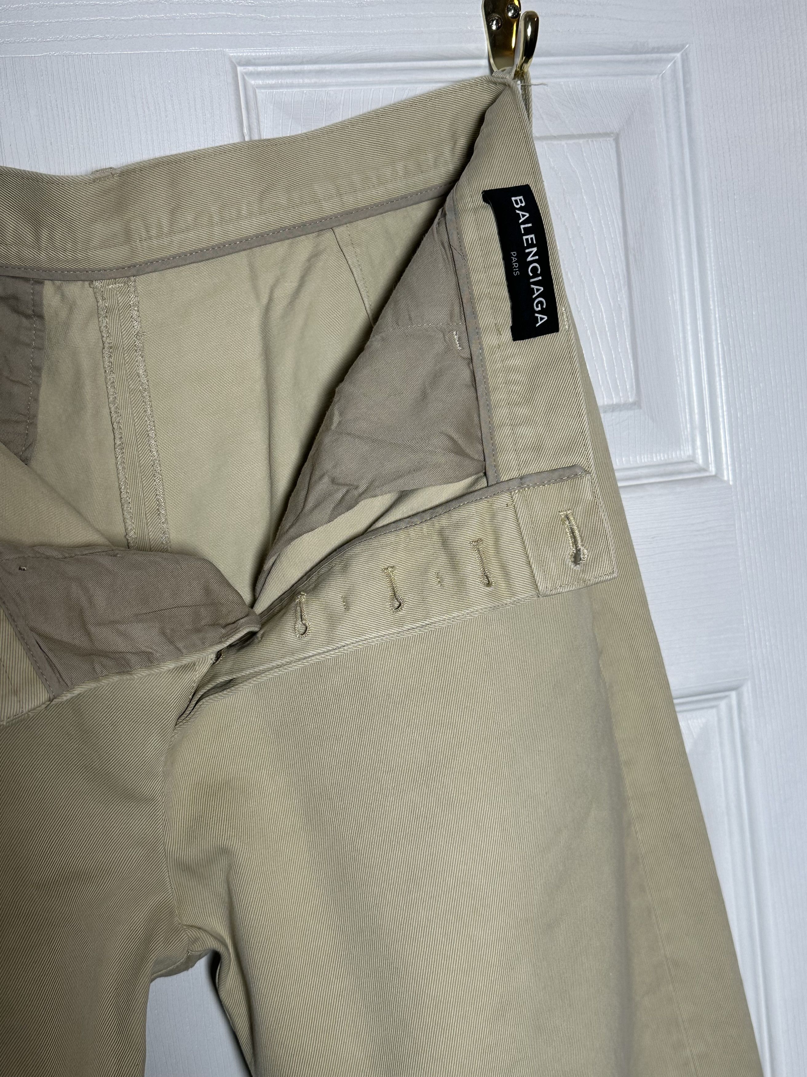 Balenciaga Beige Balenciaga Straight Leg Jeans Size US 32 / EU 48 - 2 Thumbnail