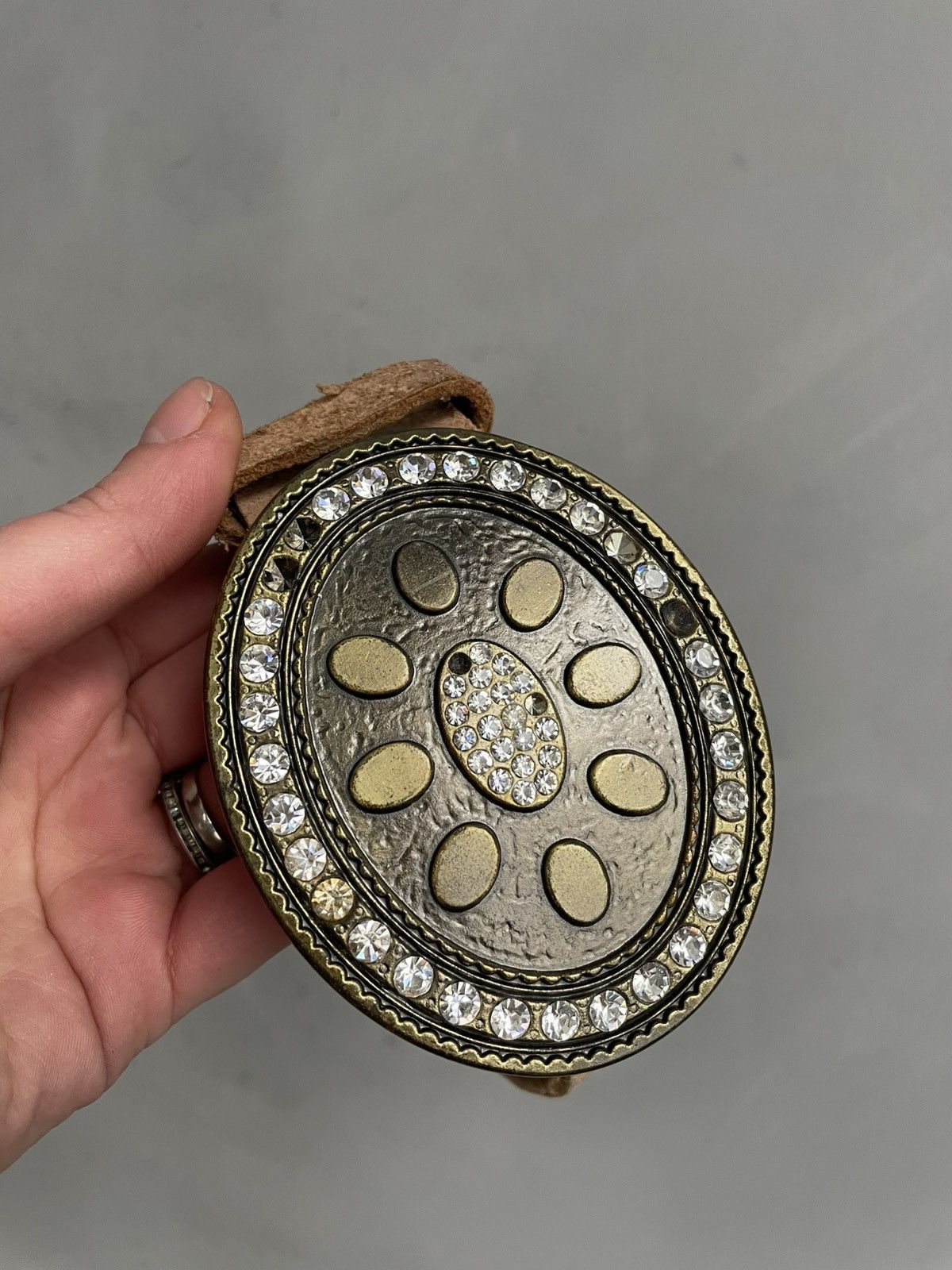 Hysteric Glamour Vintage Western Leather Belt Metal Buckle hysteric glamour Size ONE SIZE - 3 Thumbnail