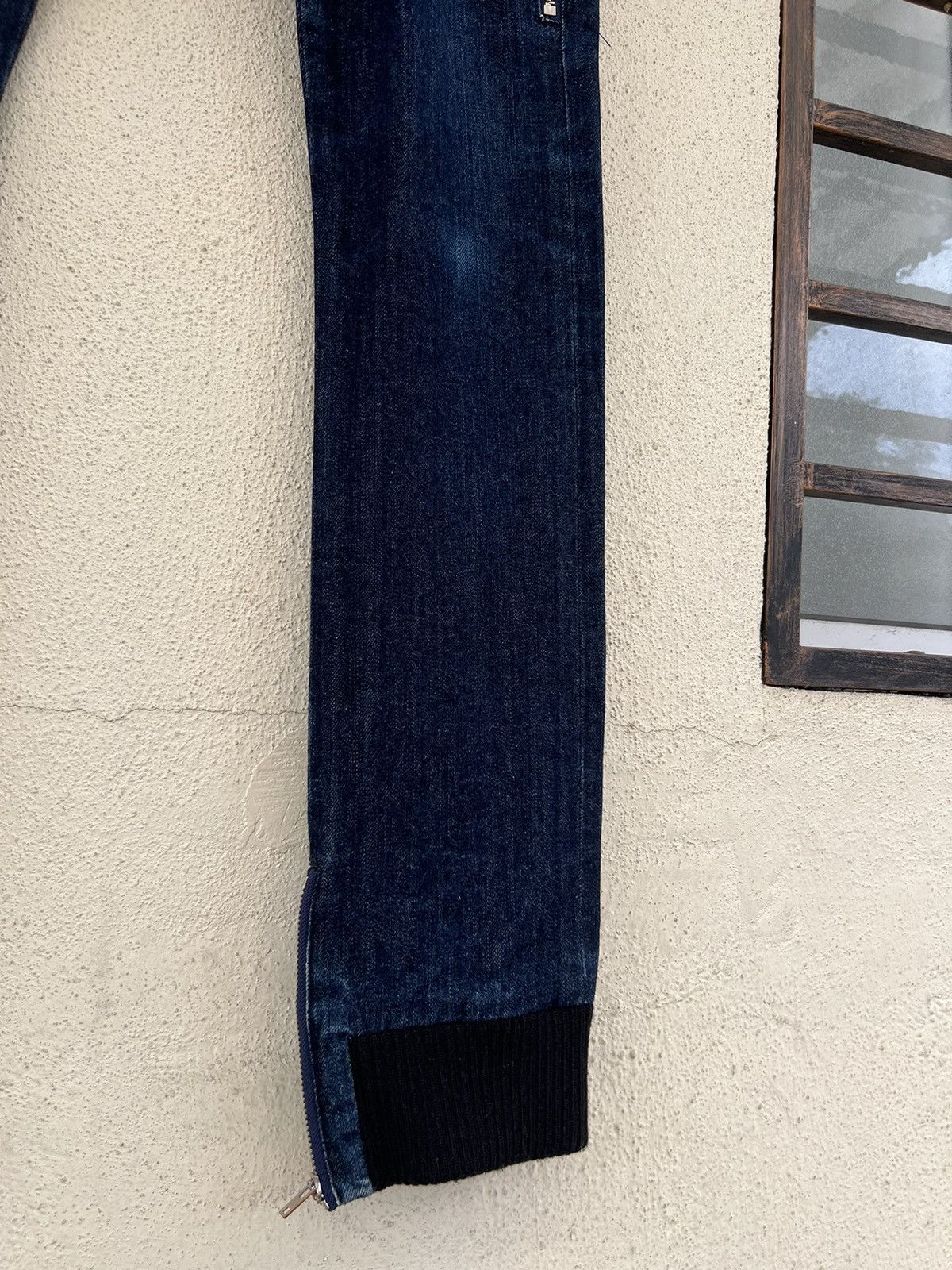 Japanese Brand Vintage AW 2009 PLEIN Yoshida Roberto Hybrid Denim Jeans Size US 29 - 13 Thumbnail