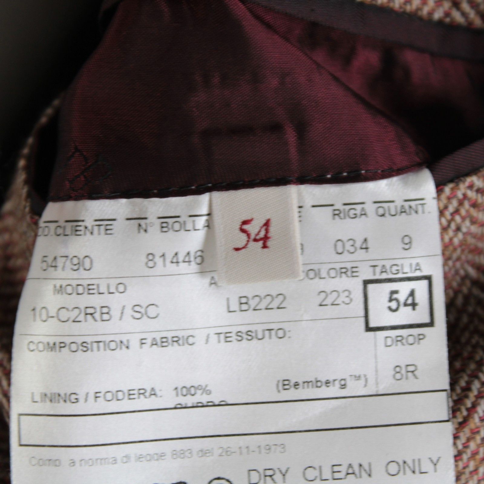 Luciano Barbera Luciano Barbera Sport Coat Size 44 US in Brown Size 44R - 8 Thumbnail