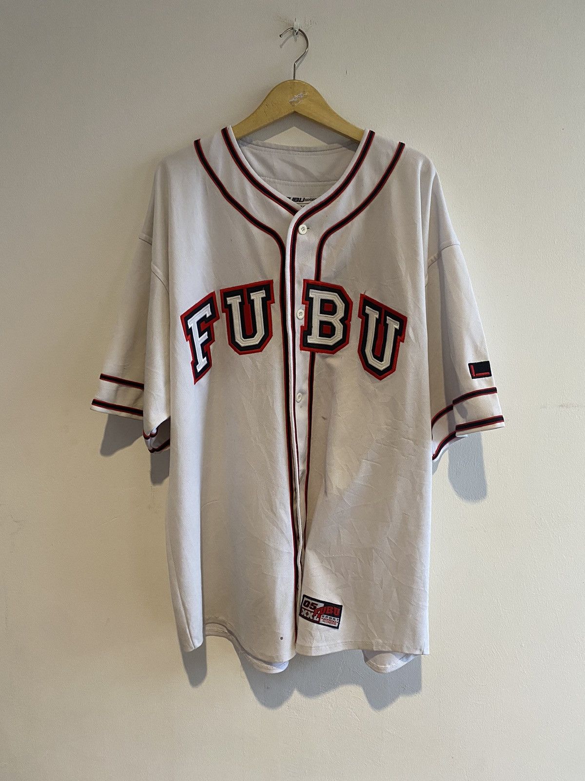 Fubu × Rap Tees × Vintage Rare Vintage FUBU Baseball Jersey