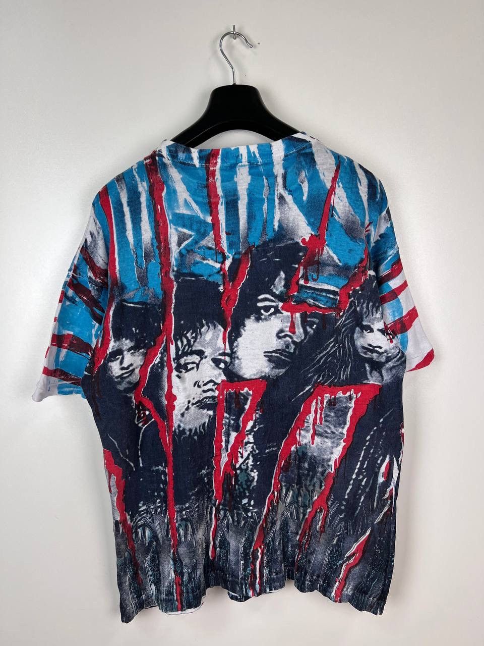 KISS Kiss Unholy 90s single stich over print vintage tee size XL Size US XL / EU 56 / 4 - 2 Thumbnail
