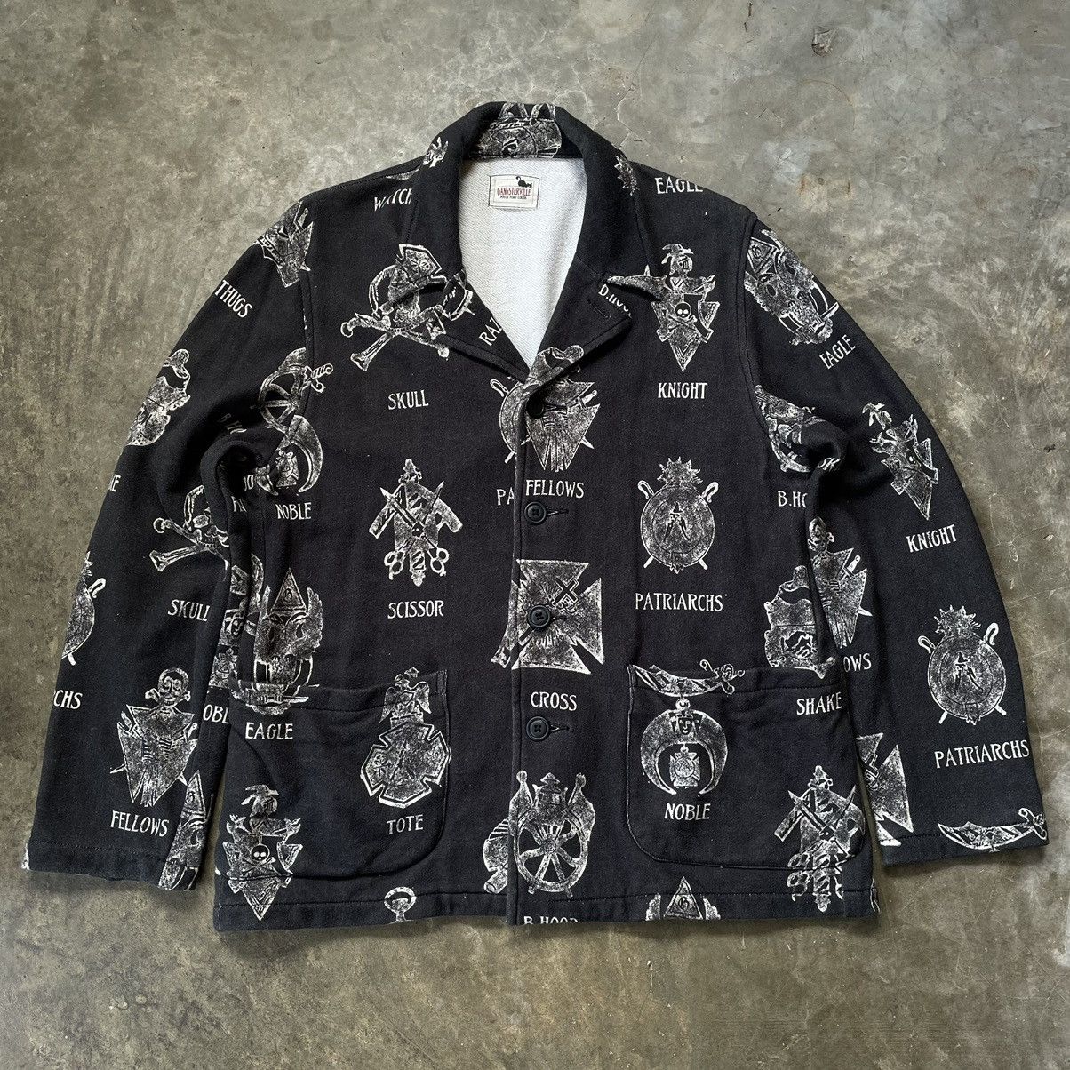 Japanese Brand Gangsterville by glad hand & co shaving jacket Size US M / EU 48-50 / 2 - 1 Thumbnail