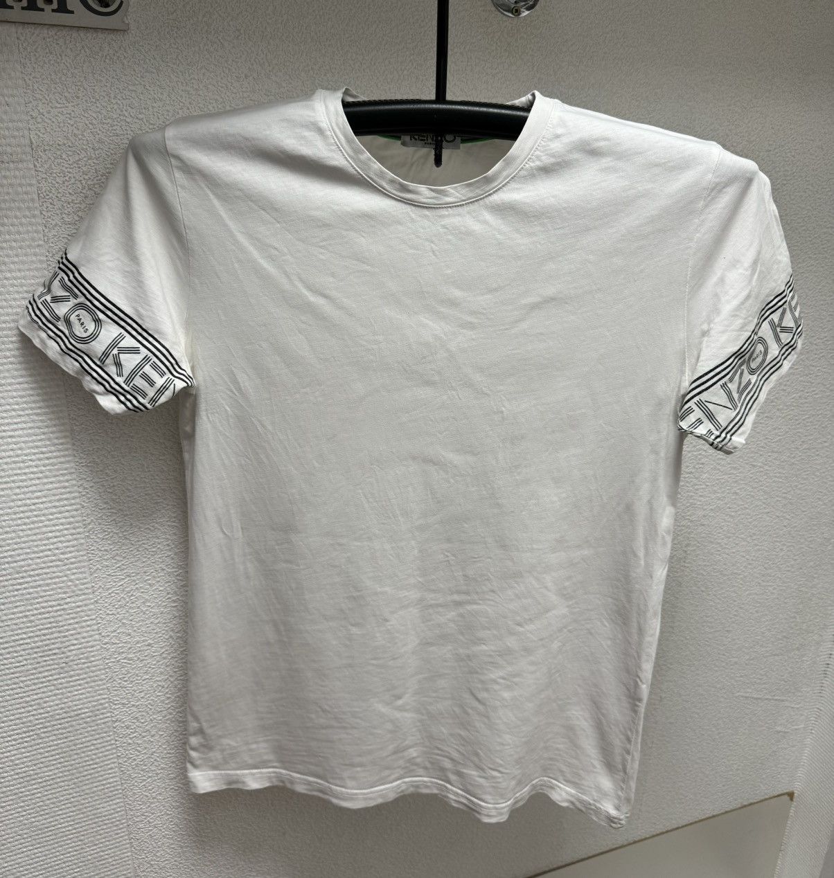Kenzo Kenzo white t-shirt big logo S sz Size US S / EU 44-46 / 1 - 1 Thumbnail