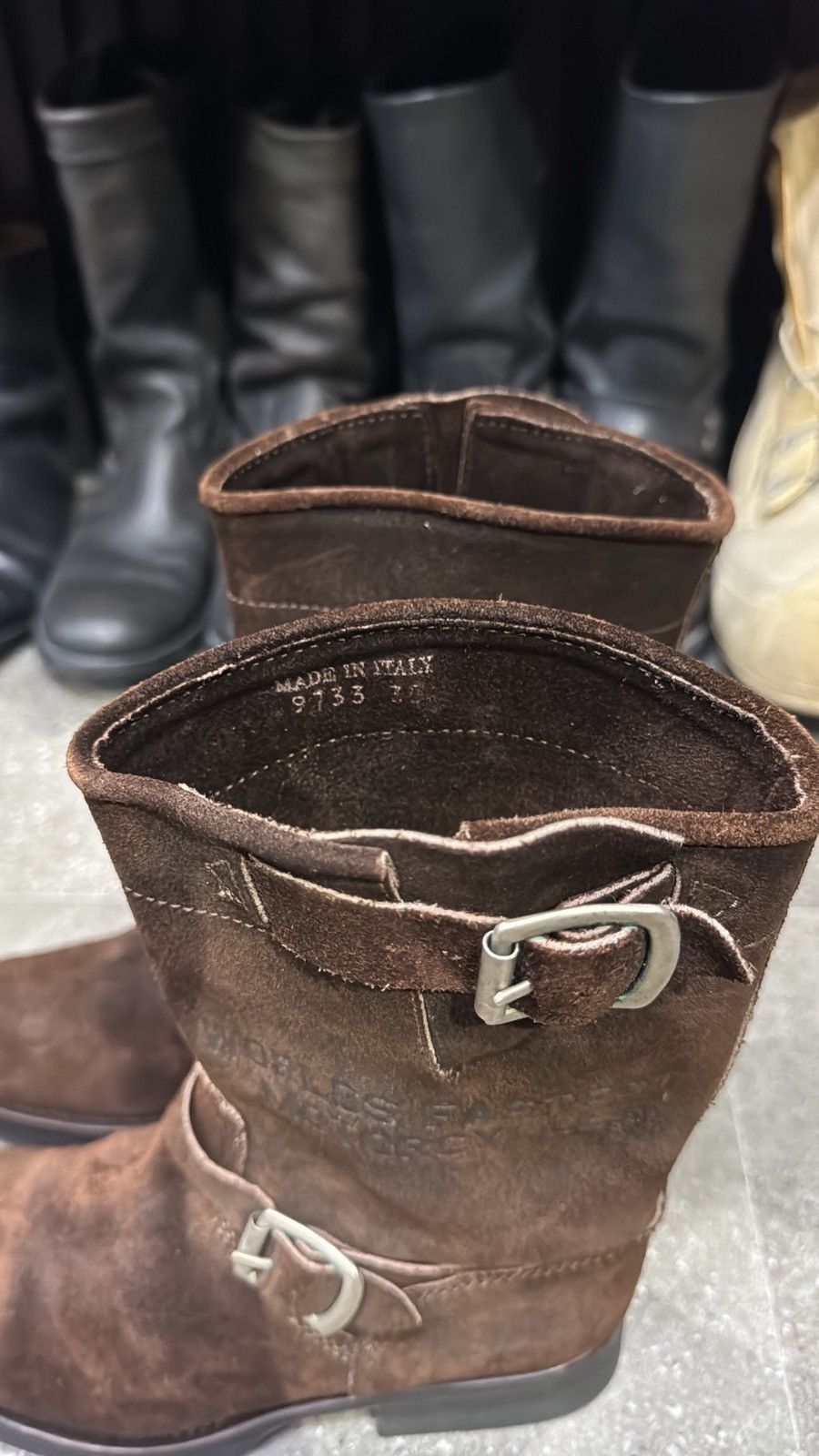 Paul Smith Triumph by Paul Smith Leather Engineer Boots Size US 7 / IT 37 - 11 Thumbnail