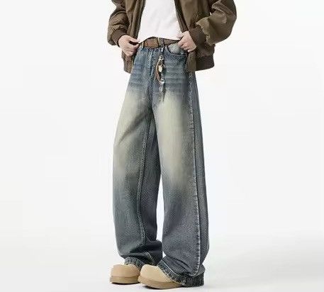 Japanese Brand Men's distressed hippie trendy flared jeans Size US 33 - 1 Thumbnail