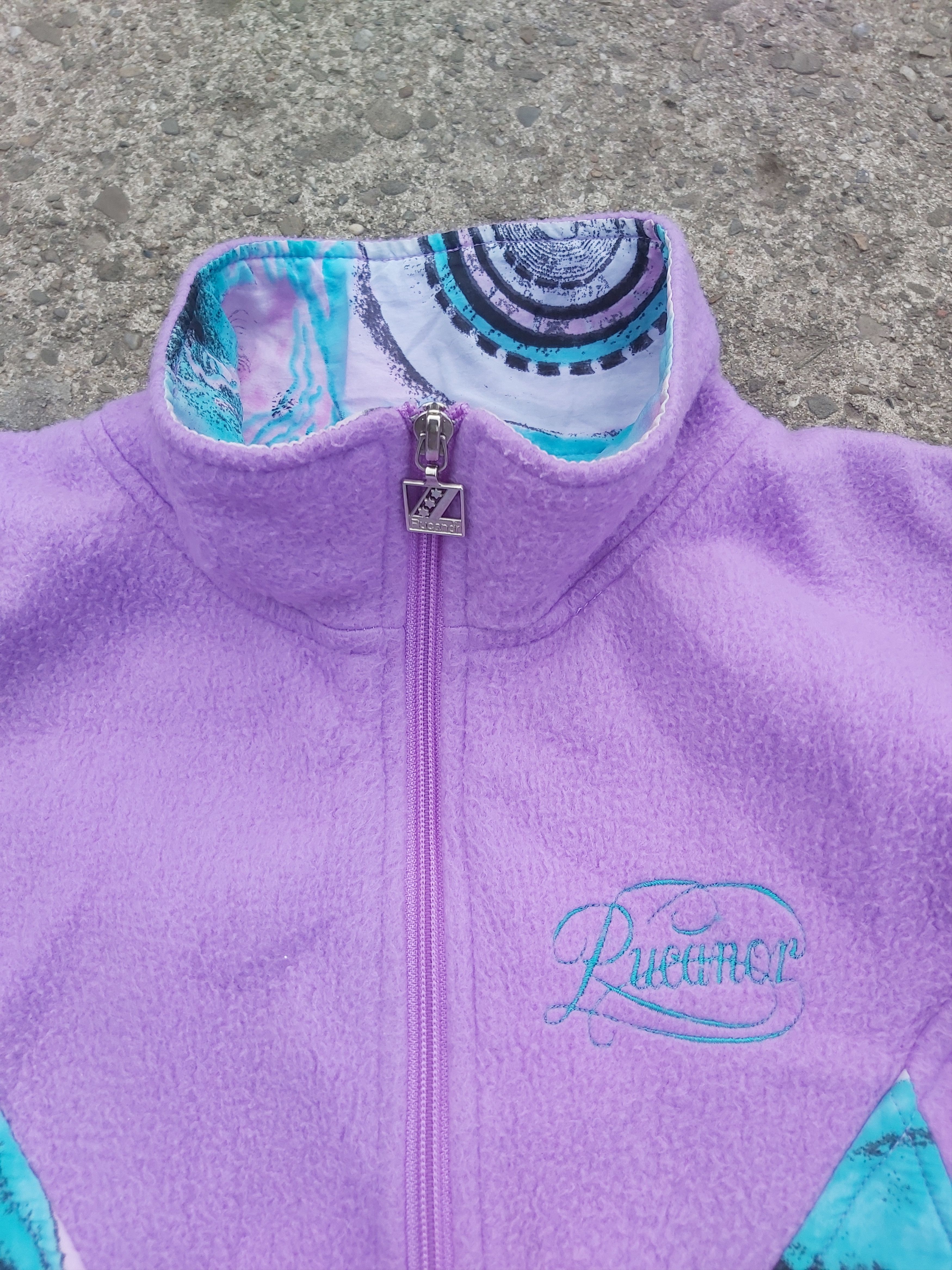 Vintage Vintage 80-90s RUCANOR Rare Fleece Sweater Anorak womens S/M Size M / US 6-8 / IT 42-44 - 7 Thumbnail