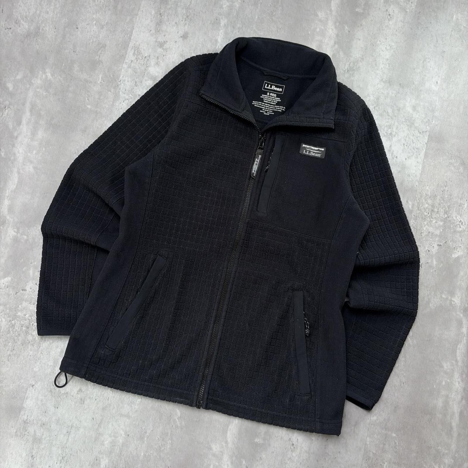 L.L. Bean Y2K Black L.L. Beans Grunge Fleece Outdoor Jacket Size S / US 4 / IT 40 - 2 Thumbnail